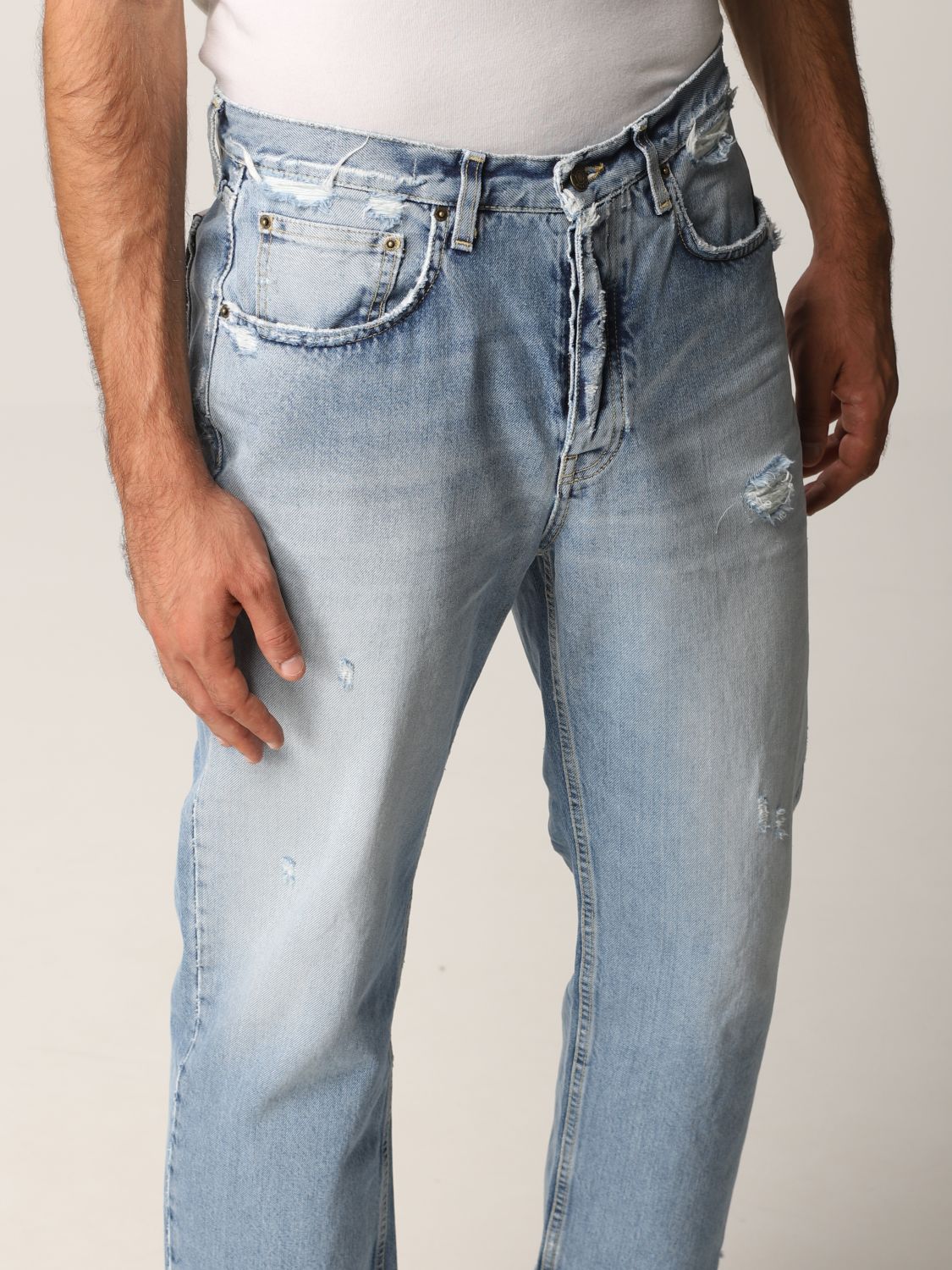 HAIKURE: jeans for man - Blue | Haikure jeans HEM03140DF065 online on  GIGLIO.COM