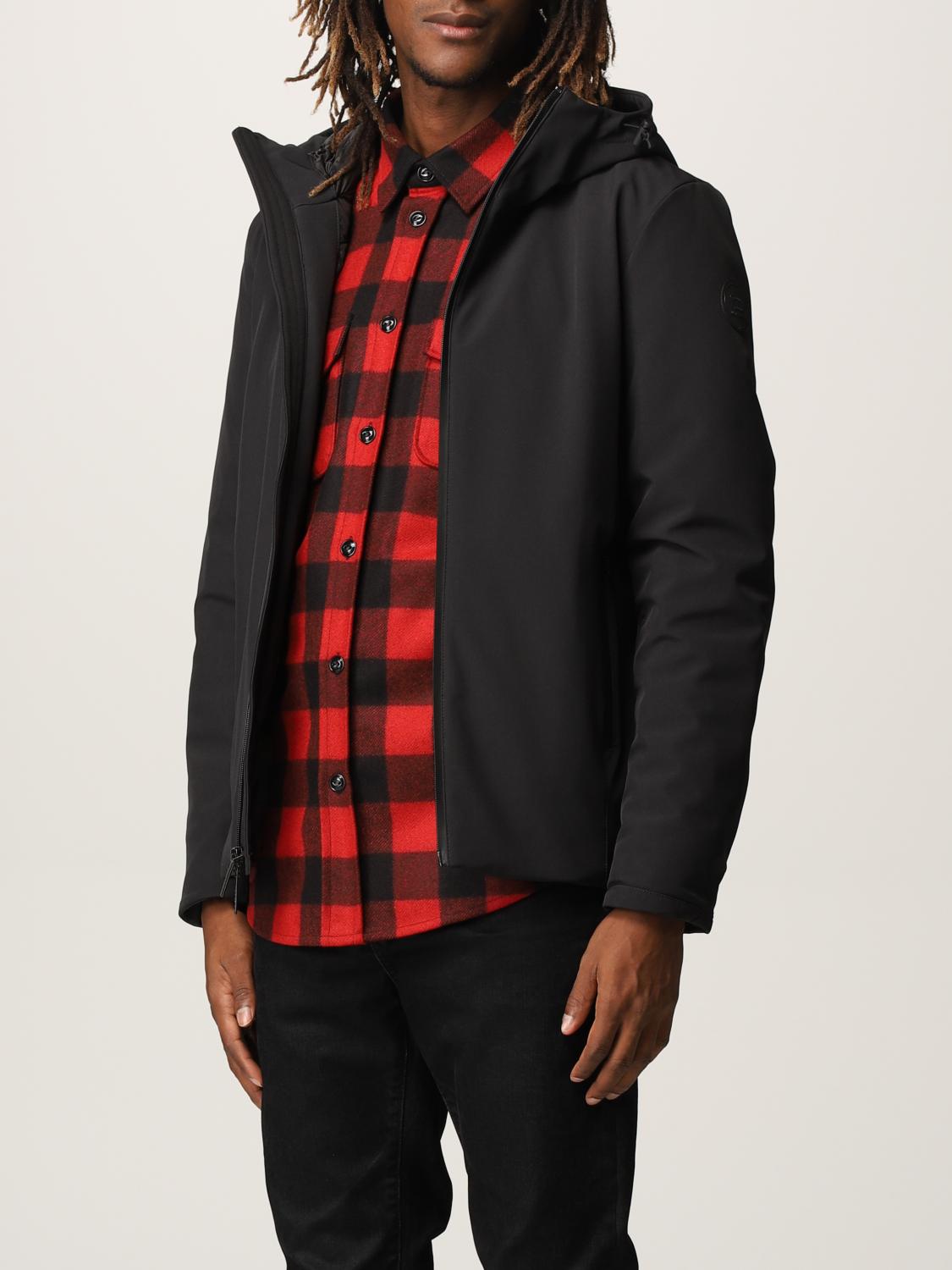 WOOLRICH: Abrigo hombre - Negro | Chaqueta Woolrich C0FWOOU0500MRUT2735  GIGLIO.COM