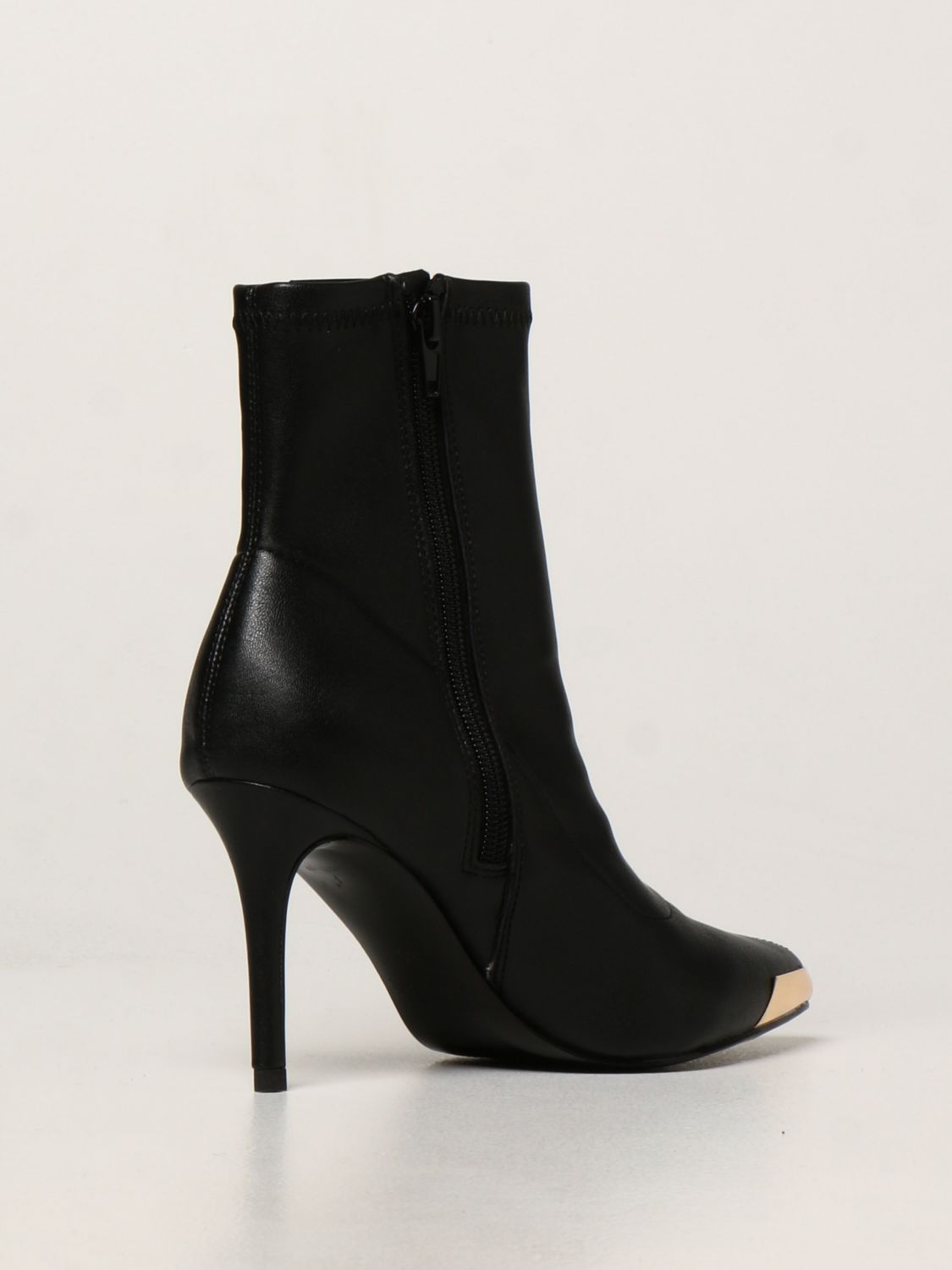 Heeled booties Versace Jeans Couture: Versace Jeans Couture ankle boots in synthetic leather black 3
