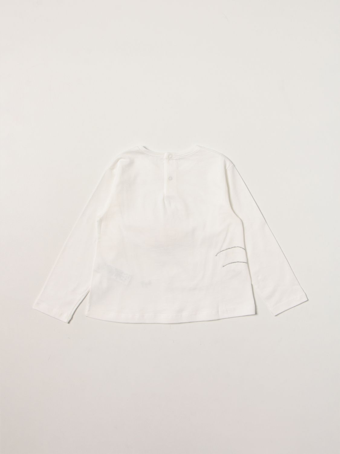 T-shirt Il Gufo: Il Gufo T-shirt in cotton with tulle application milk 2