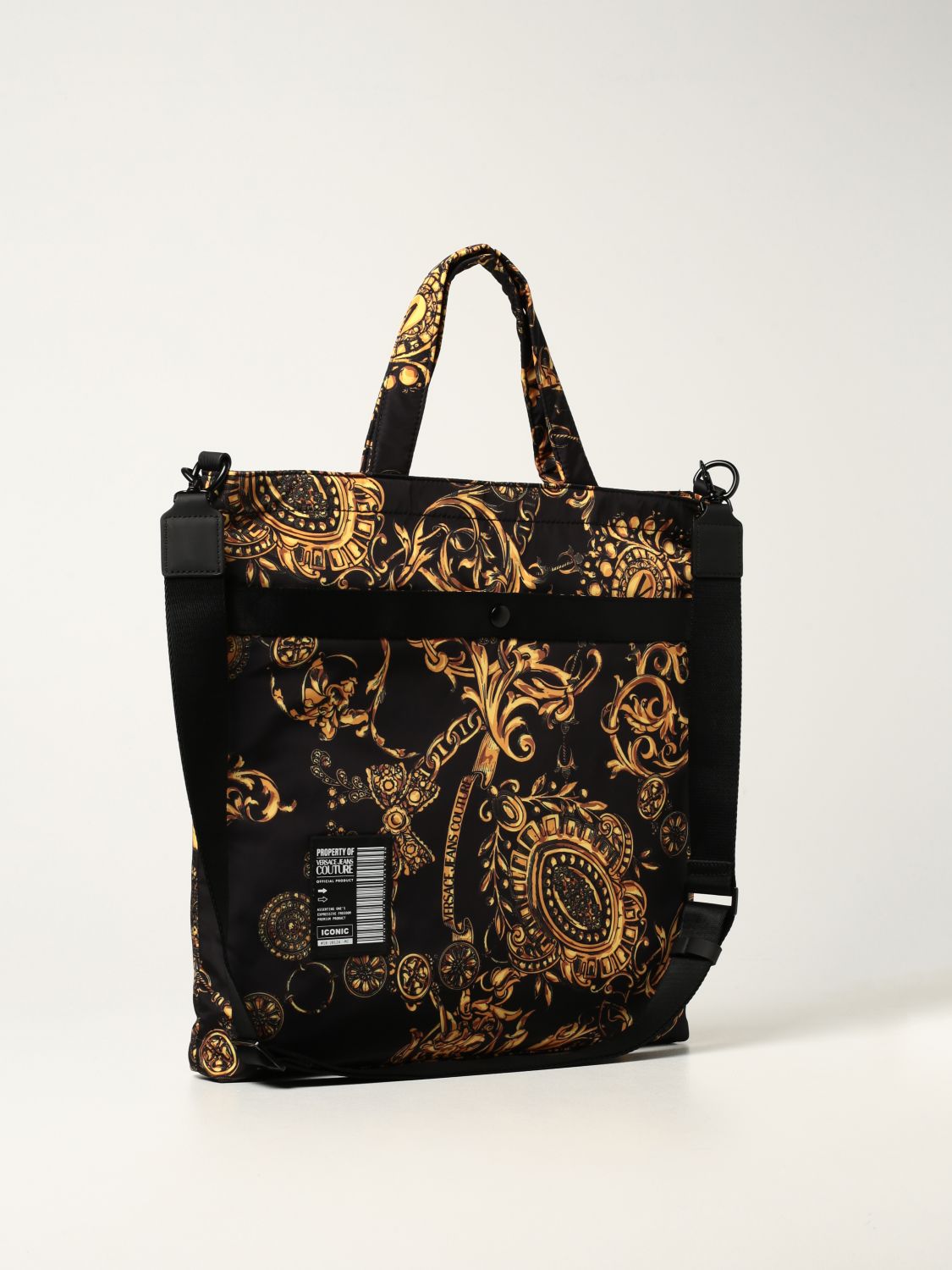 Versace Jeans Couture bag in Regalia Baroque nylon