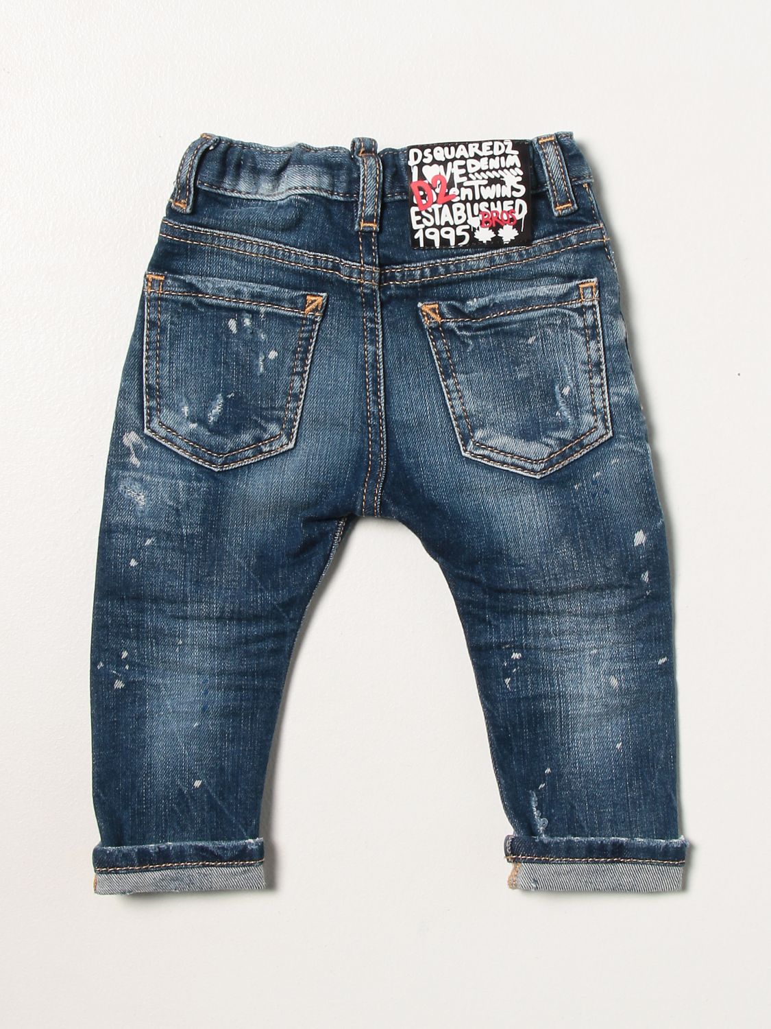Jeans Dsquared2 Junior: Dsquared2 Junior 5-pocket jeans ripped blue 2