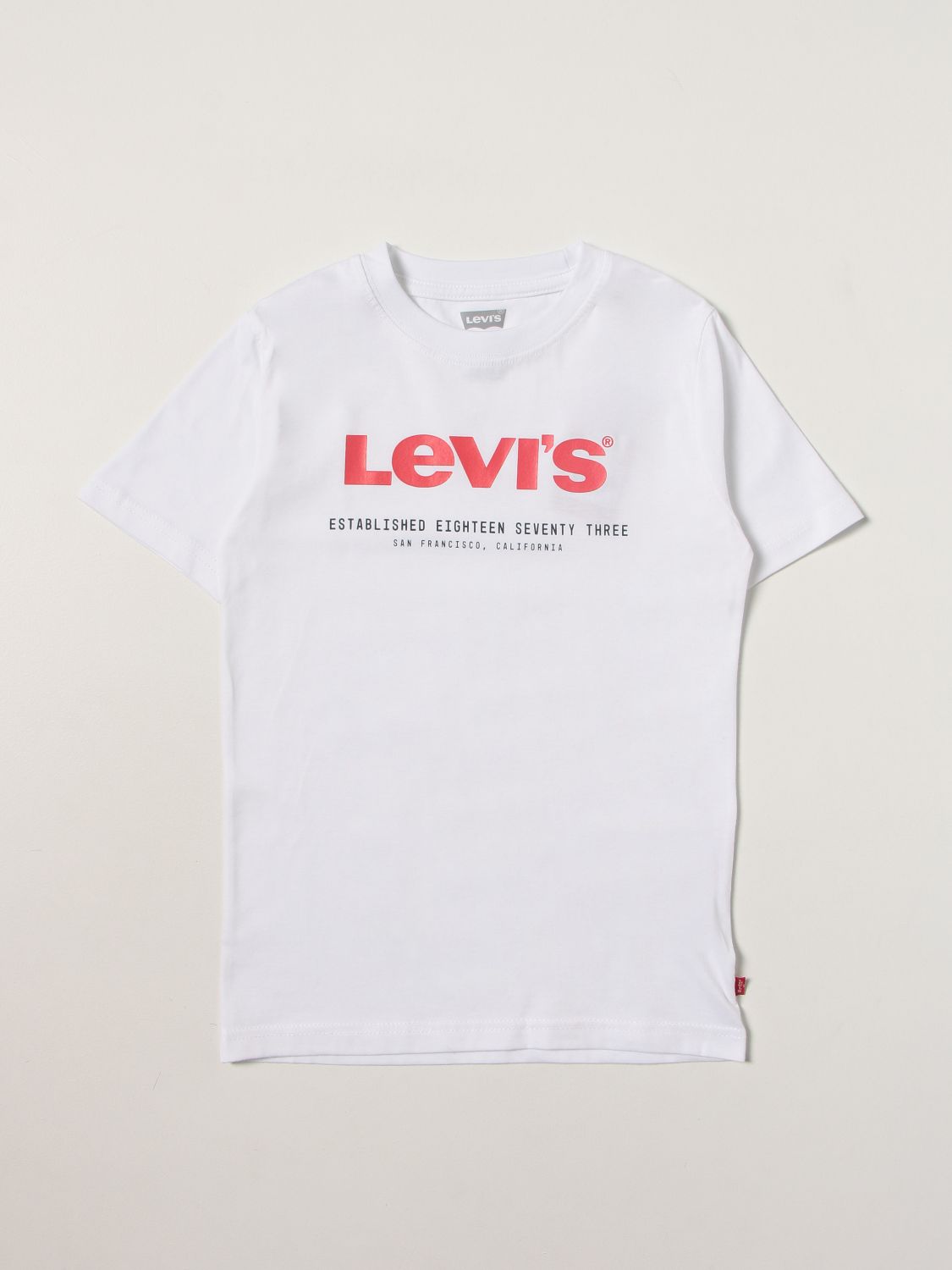 T-Shirt Levi's: T-shirt kinder Levi's weiß 1