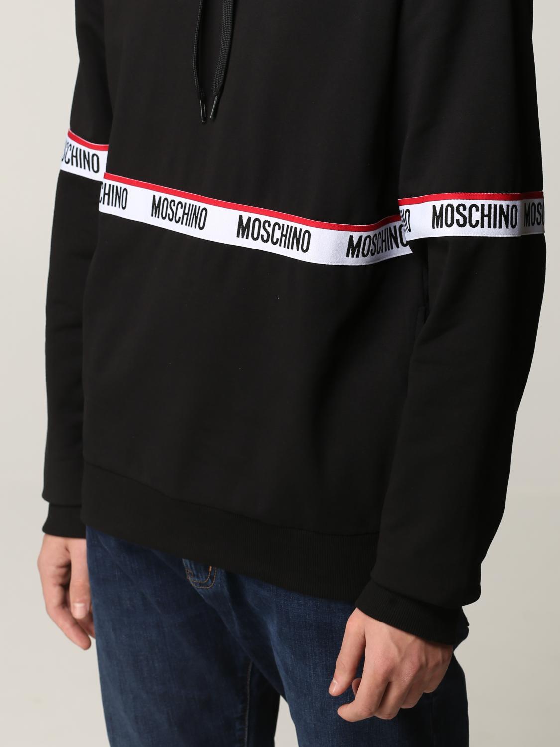 T-shirt Homme Moschino Underwear - Noir - 100% Coton - Taille XS - Neuf Avec étiquettes