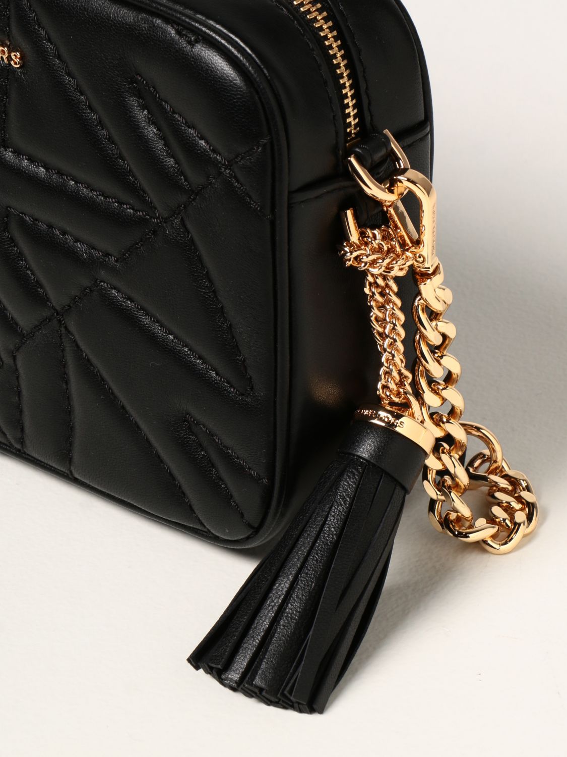 MICHAEL MICHAEL KORS: bag in quilted leather Crossbody Bags Michael Michael Kors Women Black | Crossbody Bags Michael Michael Kors 32F1GJ6M2L GIGLIO.COM