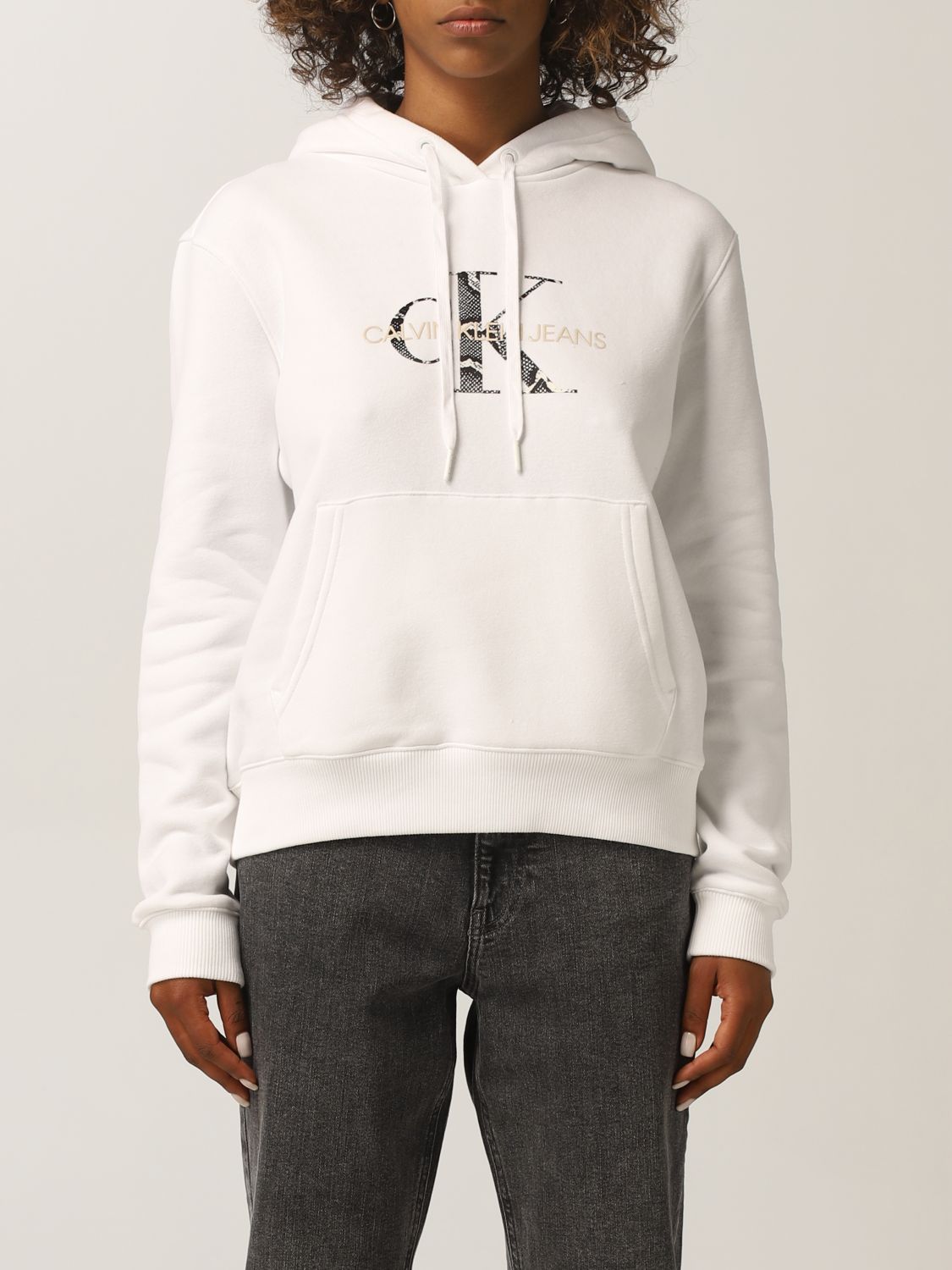 Resultaat Traditioneel tweede CALVIN KLEIN JEANS: sweatshirt for woman - White | Calvin Klein Jeans  sweatshirt J20J216236 online on GIGLIO.COM