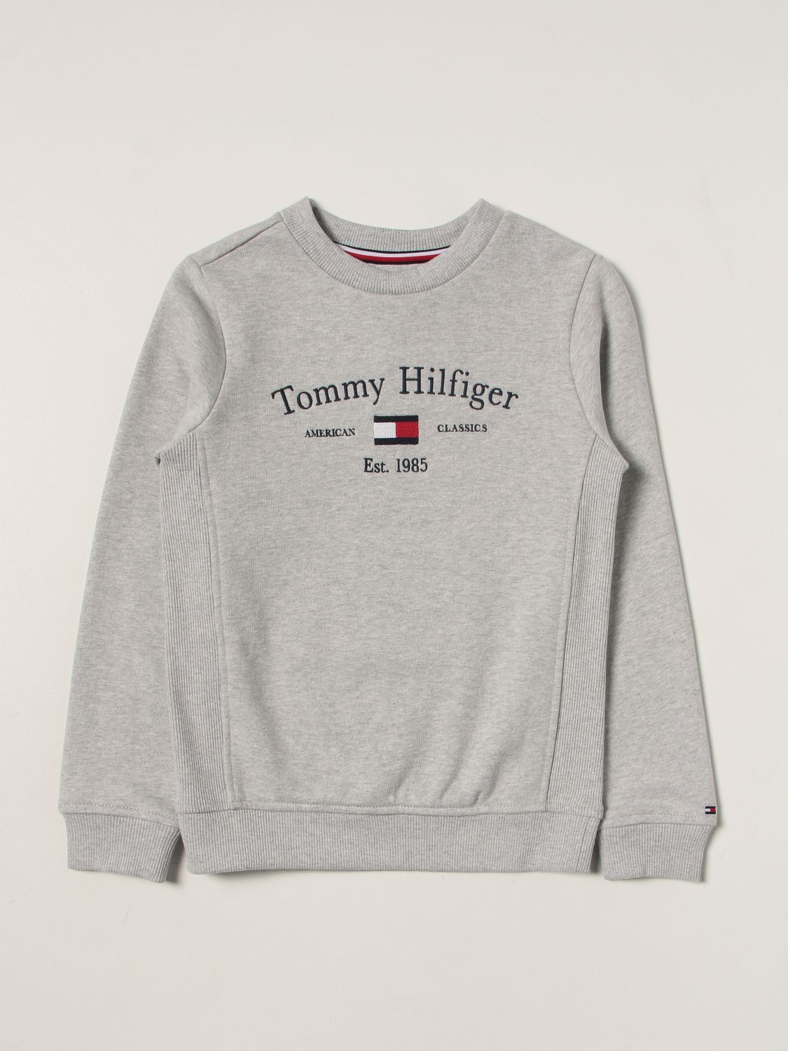 regisseur Motiveren Onderstrepen TOMMY HILFIGER: sweater for boys - Grey | Tommy Hilfiger sweater KB0KB06347  online on GIGLIO.COM