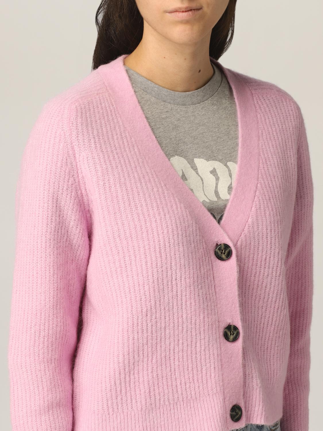 ganni lilac cardigan