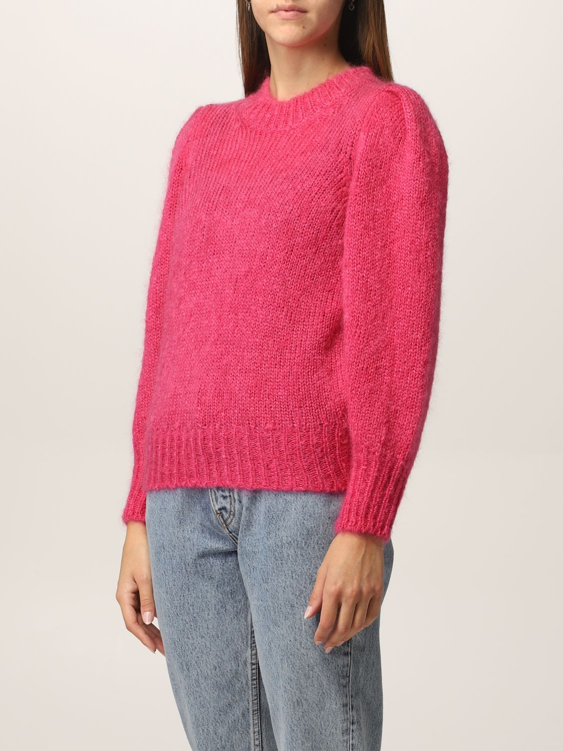 Damen Bekleidung Pullover und Strickwaren Sweatjacken Isabel Marant Jersey-Pullover in Pink 