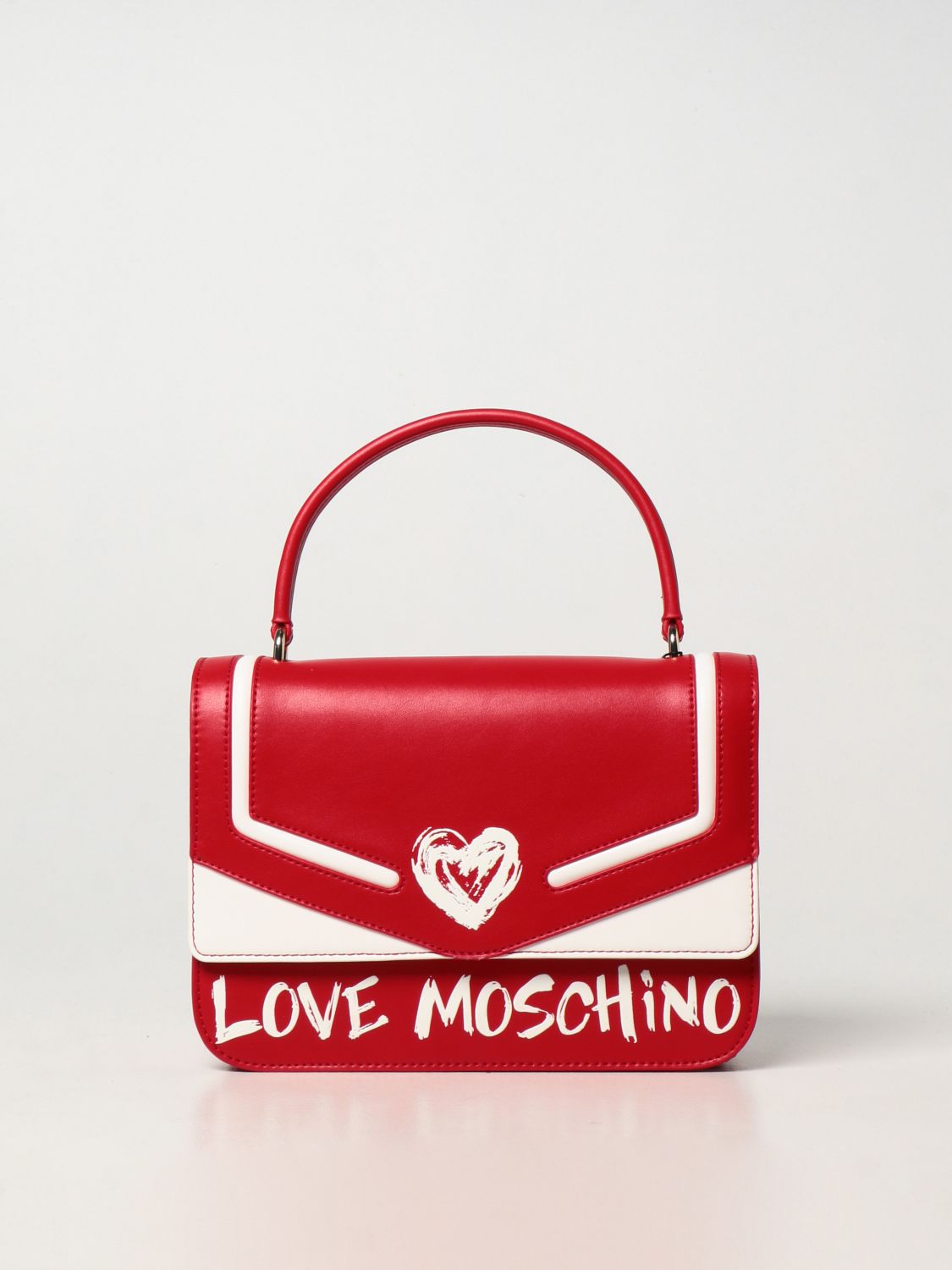 LOVE MOSCHINO: synthetic leather - Red | Love Moschino handbag JC4255PP0DKE1 online on