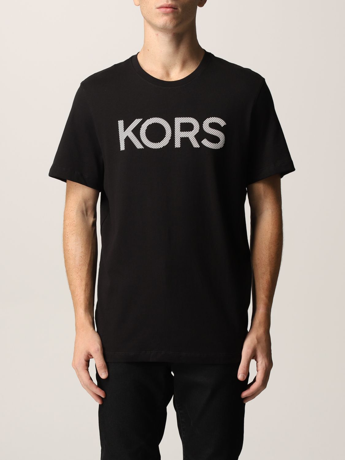 MICHAEL MICHAEL KORS: t-shirt for man - Black | Michael Michael Kors t-shirt  CF150GAFV4 online on 
