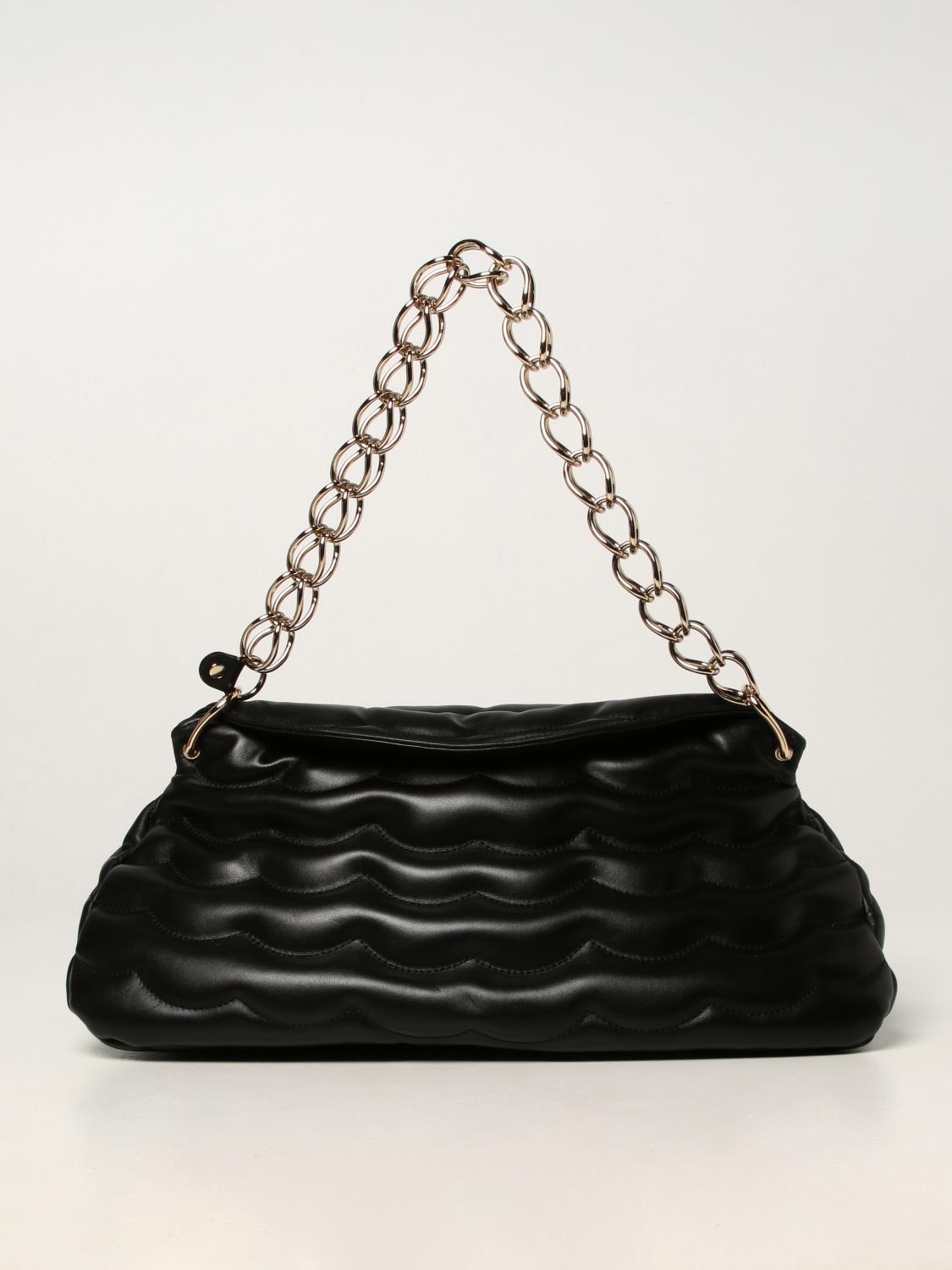 CHLOÉ: Borsa a spalla in pelle trapuntata - Nero | Borsa A Spalla Chloé  C21WS275F55 GIGLIO.COM