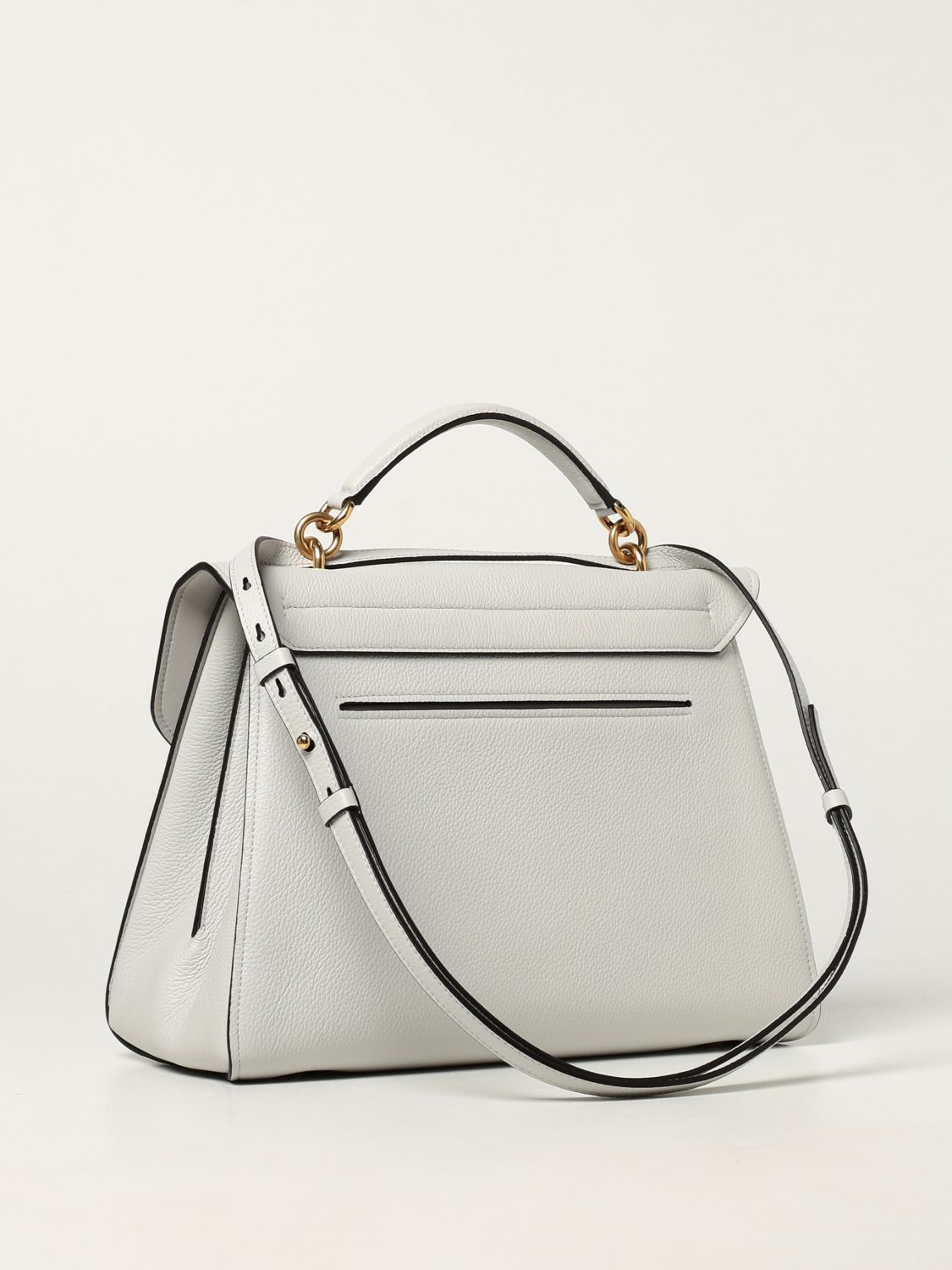 Handbag Salvatore Ferragamo: Salvatore Ferragamo Margot bag in grained leather grey 3