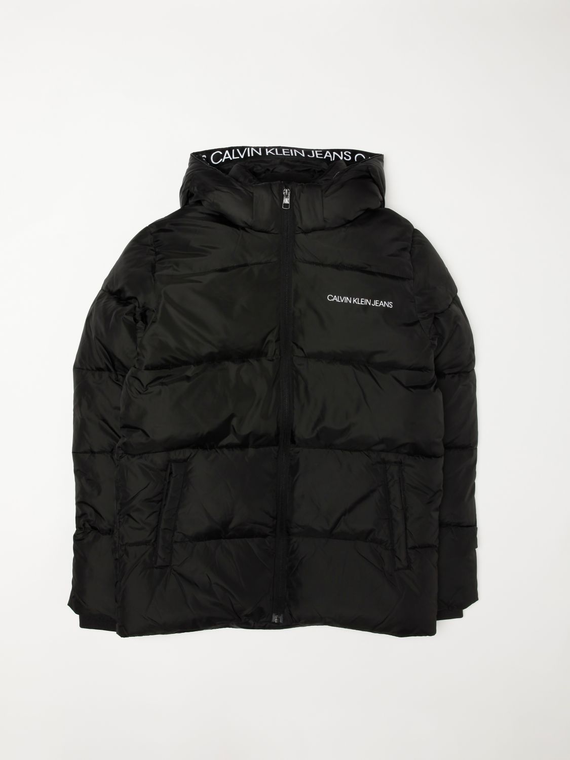 CALVIN KLEIN: jacket for boys - Black | Calvin Klein jacket IB0IB00937 ...