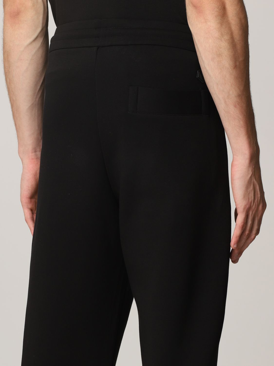 Trousers Emporio Armani: Emporio Armani jogging trousers in cotton blend with eagle logo navy 3