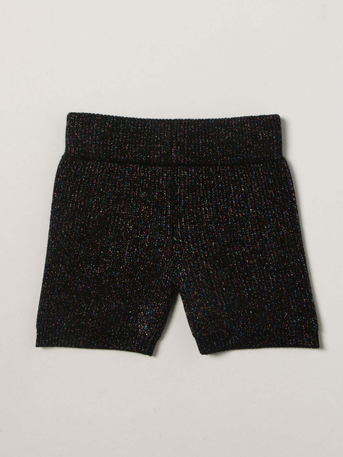 Pantalones cortos Monnalisa: Pantalones cortos niños Monnalisa negro 1