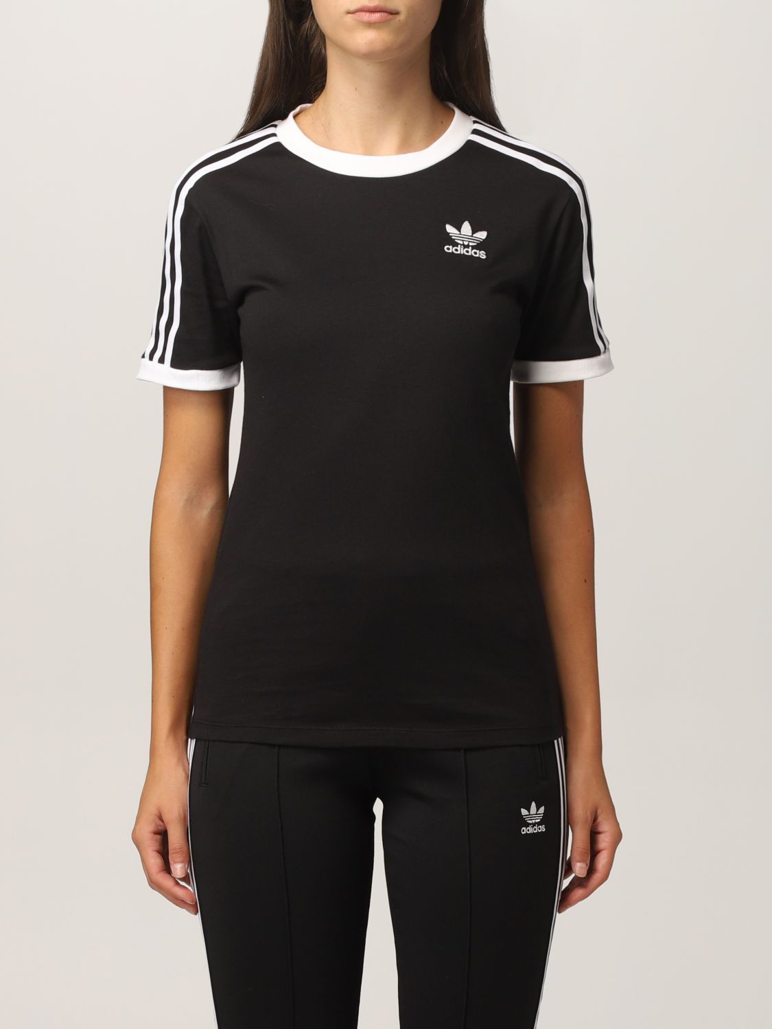 ADIDAS ORIGINALS: for woman - Black | Adidas t-shirt GN2900 online on GIGLIO.COM