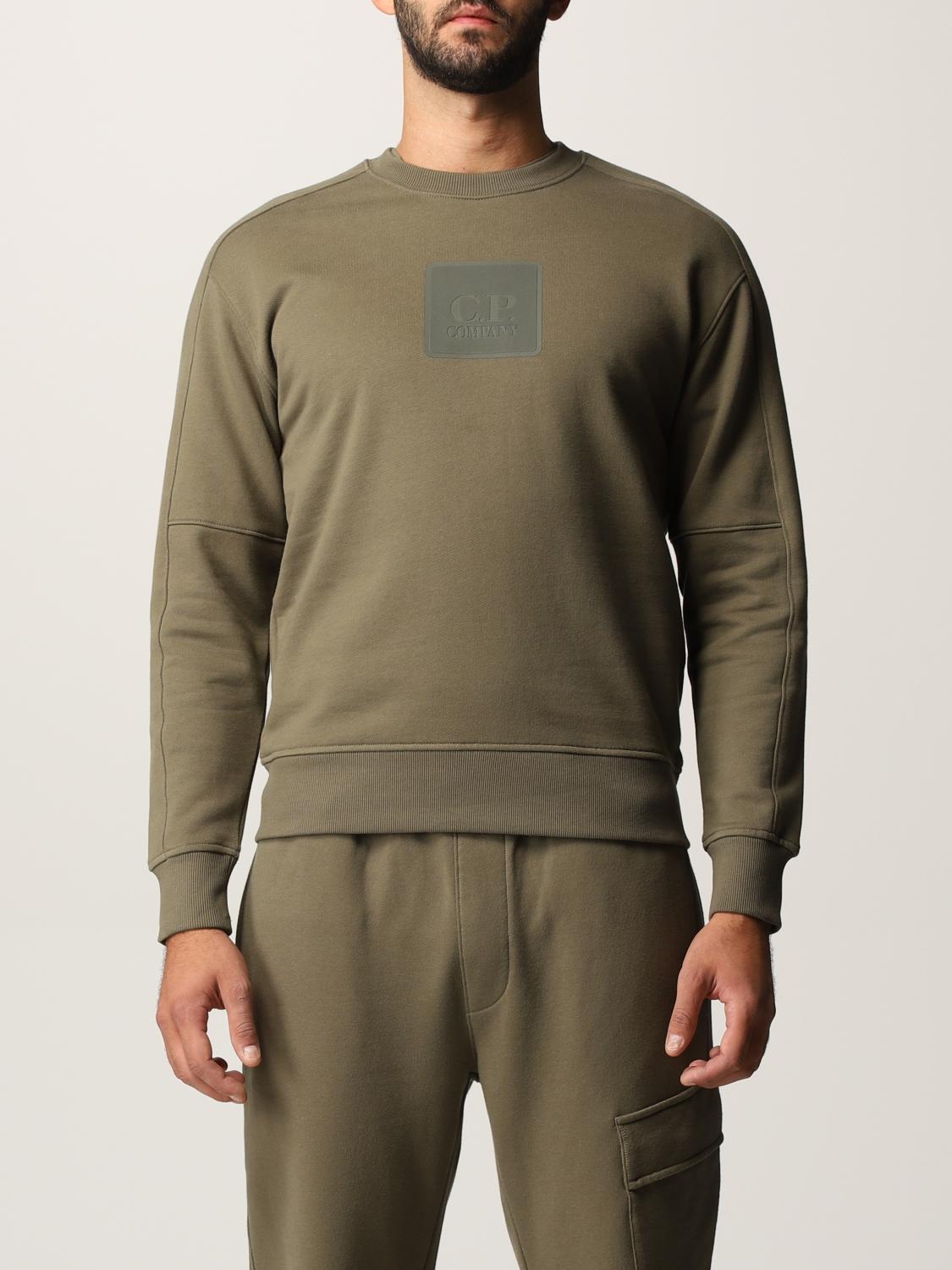 cp company khaki sweatshirt