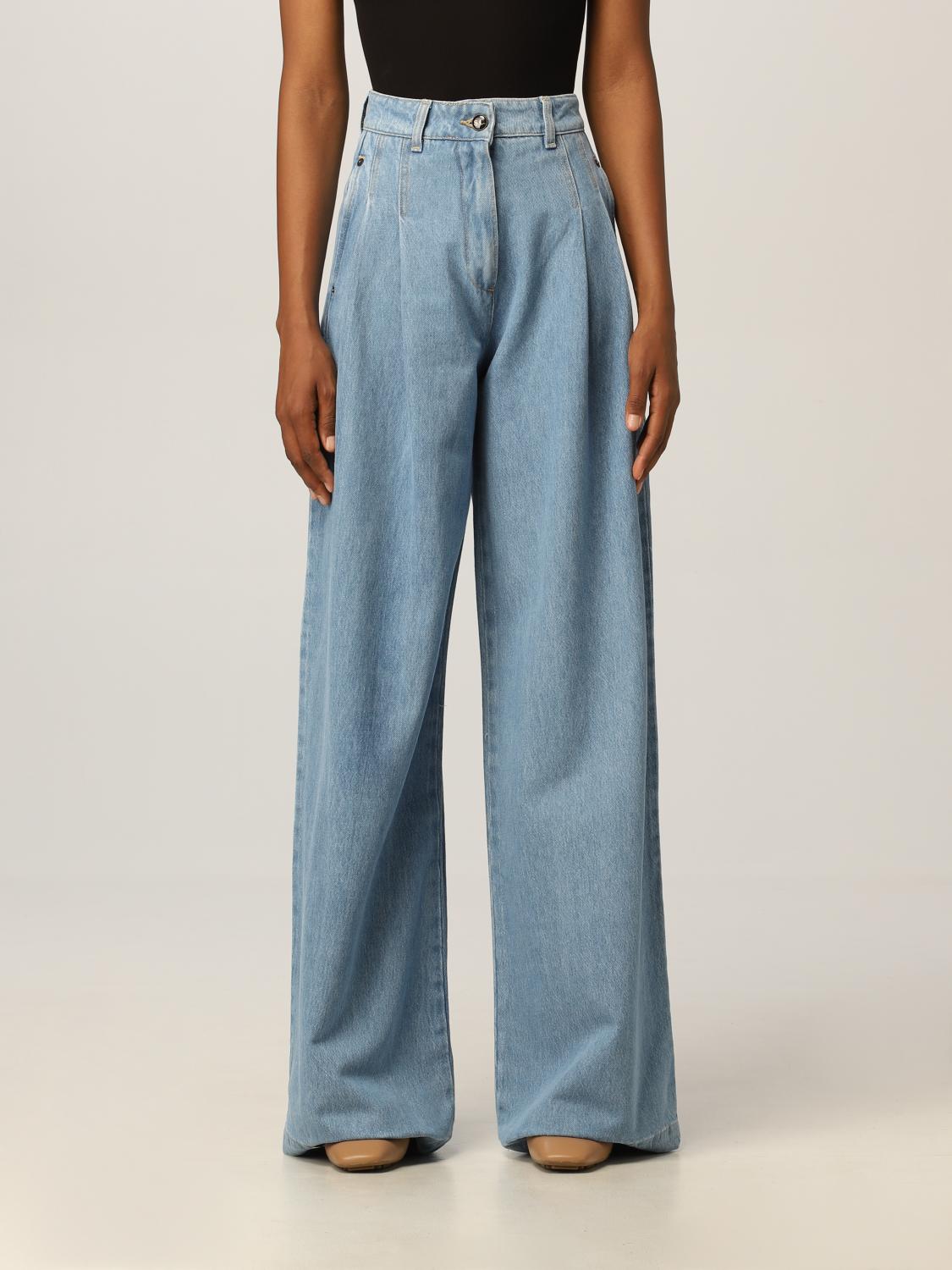SEMICOUTURE: Pants women - Grey | Jeans Semicouture Y1WY20 GIGLIO.COM