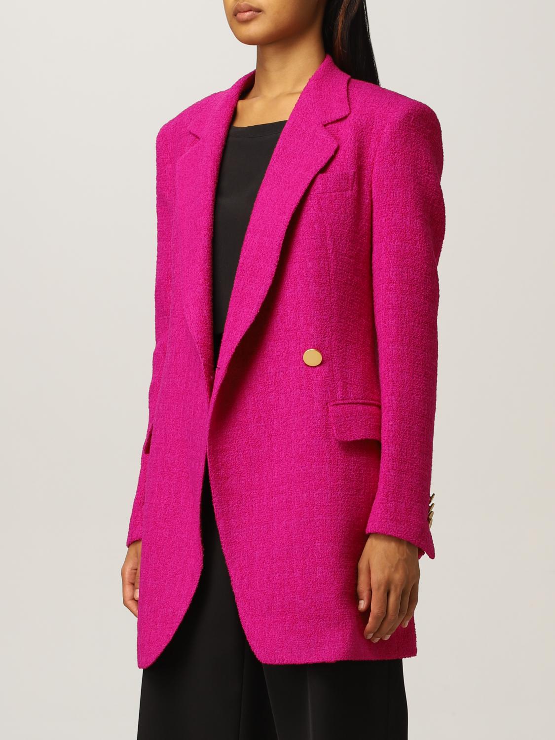 TAGLIATORE: Blazer sagomata - Fuxia | Blazer Tagliatore JBRIDGET09B  GIGLIO.COM