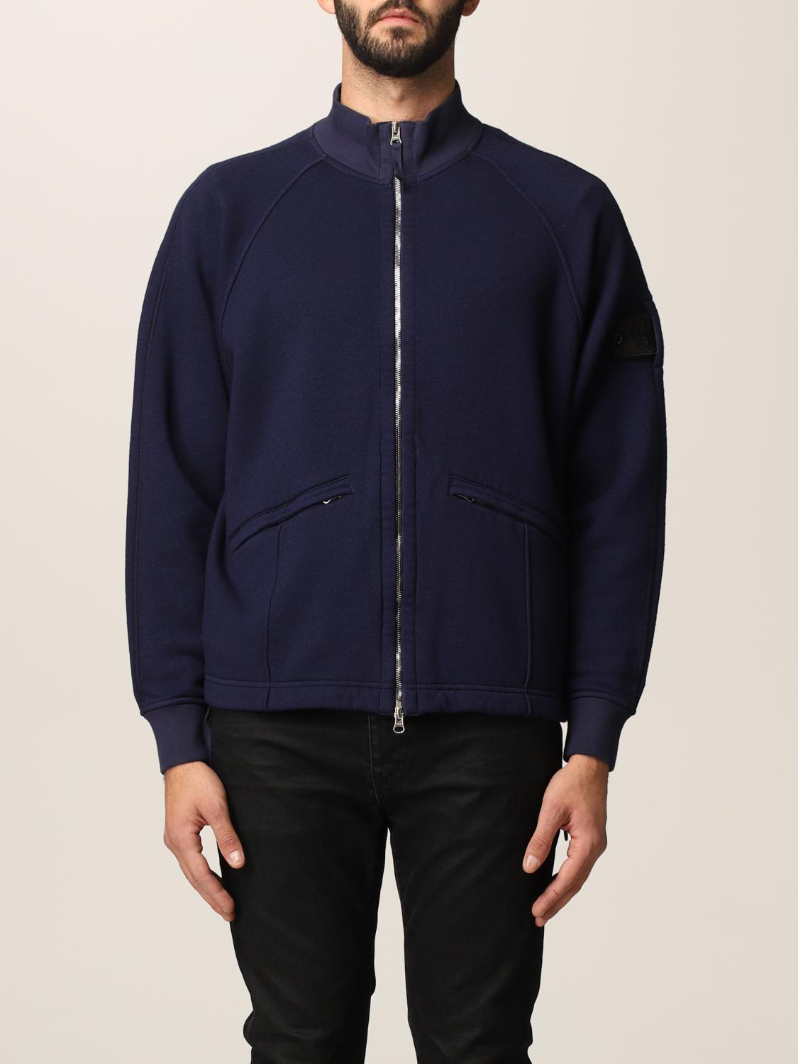 STONE ISLAND: jacket for man - Royal Blue | Stone Island jacket 60310 ...