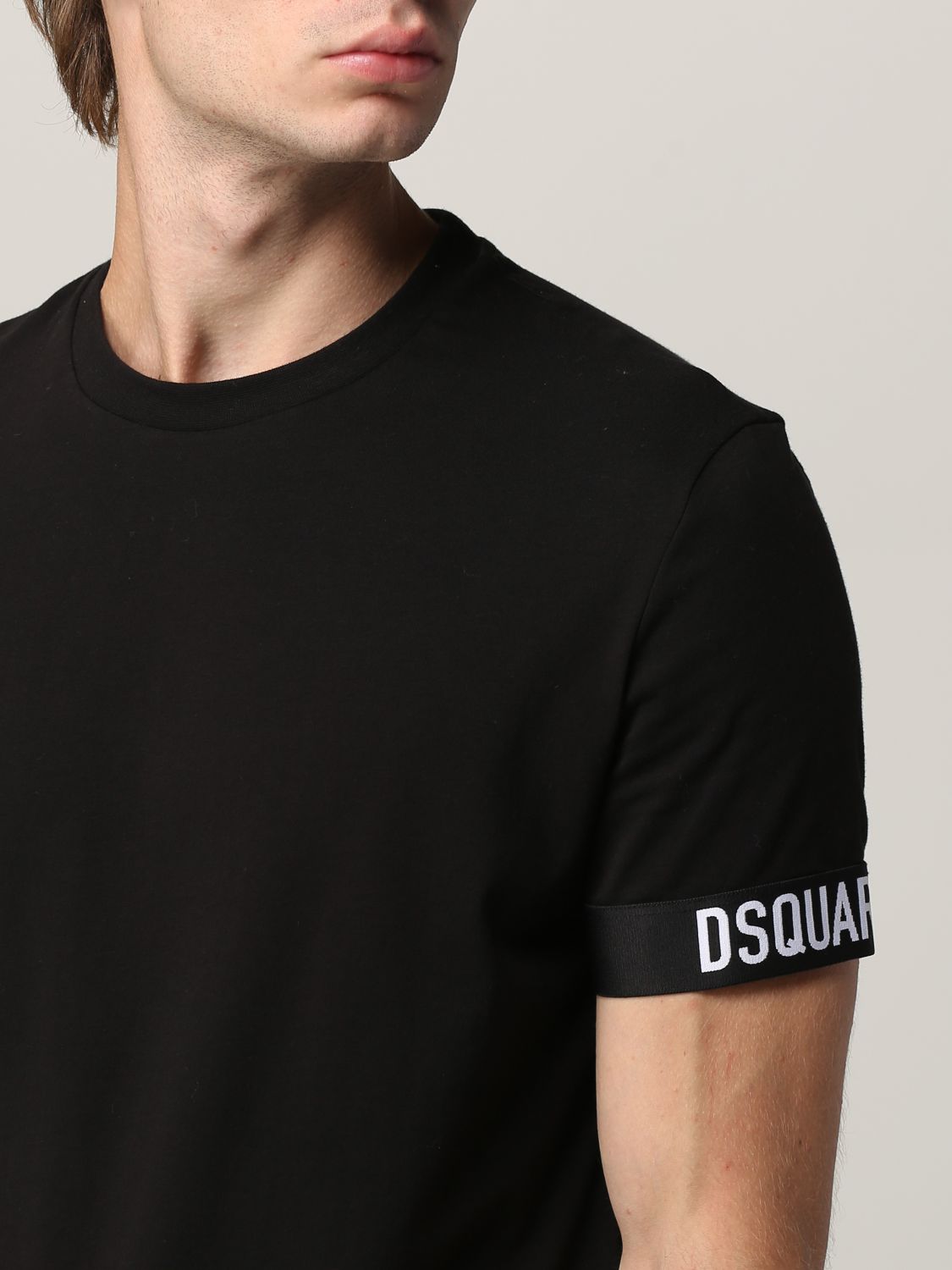 T-shirt Dsquared2: Pull homme Dsquared2 noir 4