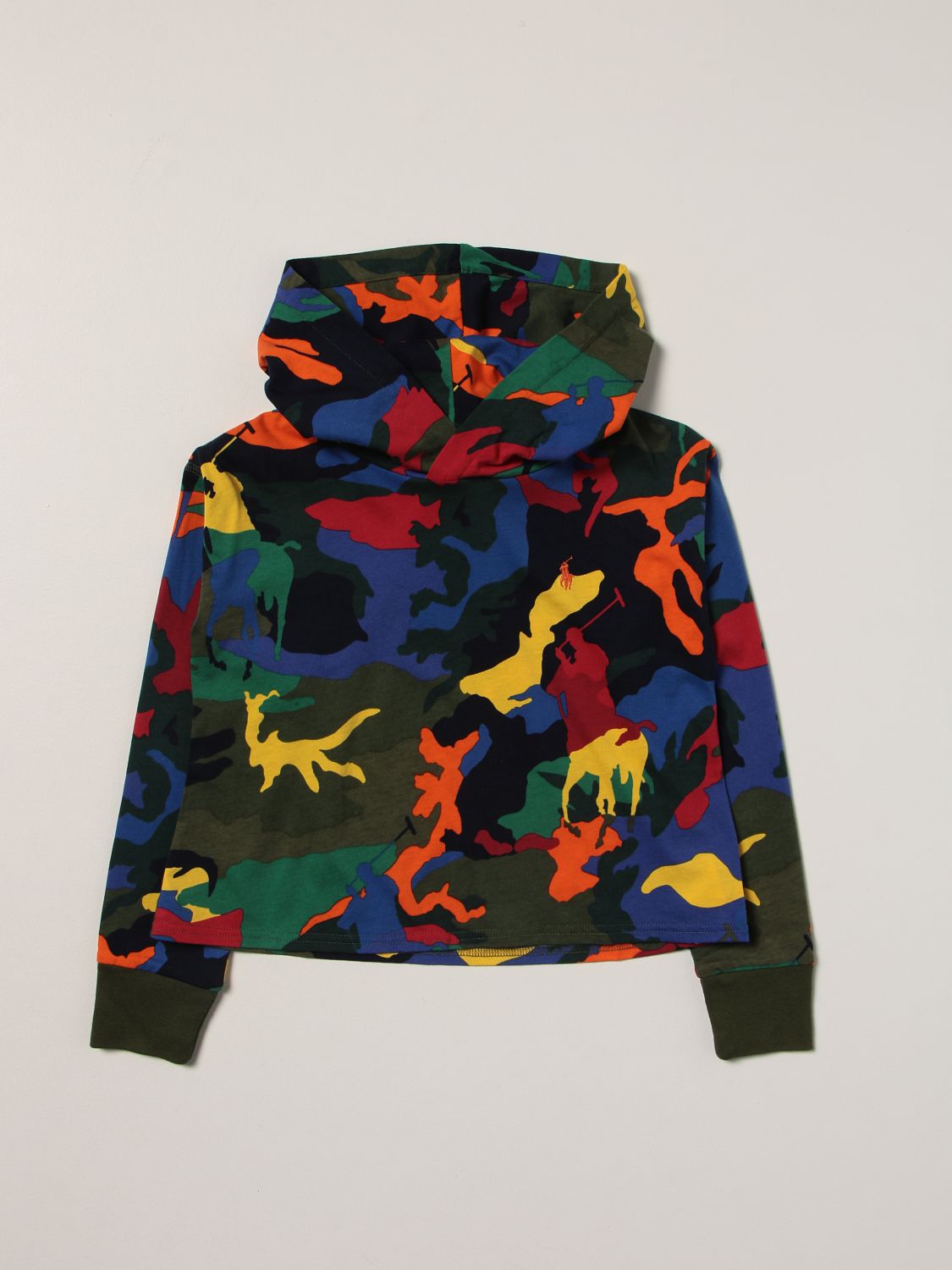 POLO RALPH LAUREN: camouflage sweatshirt - Multicolor | Polo Ralph Lauren  sweater 313844925 online on 