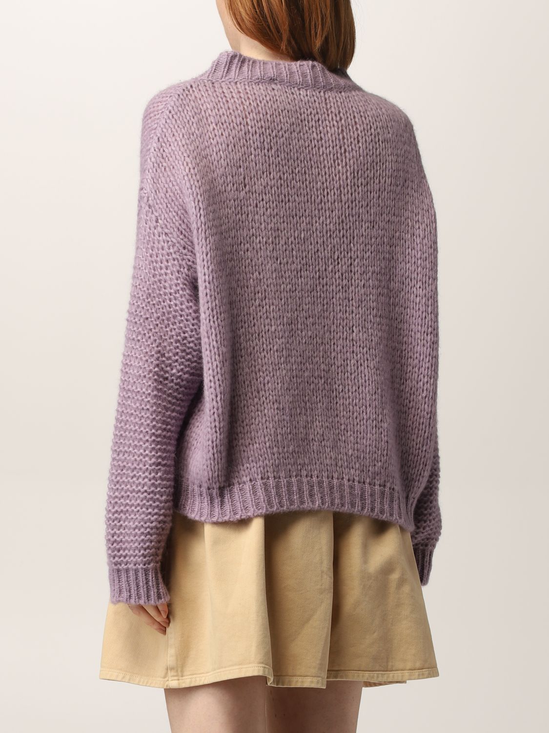 Pullover Roberto Collina en coloris Violet Femme Vêtements Sweats et pull overs Pulls sans manches 