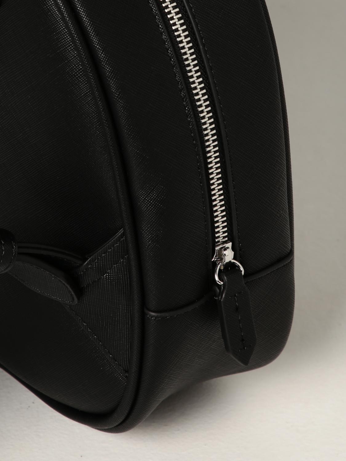 armani exchange leather backpack