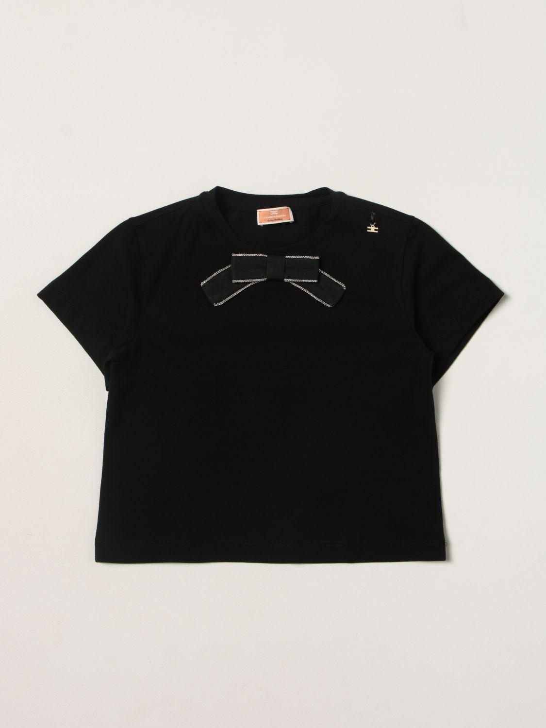 Camisetas Elisabetta Franchi: Camisetas niños Elisabetta Franchi negro 1
