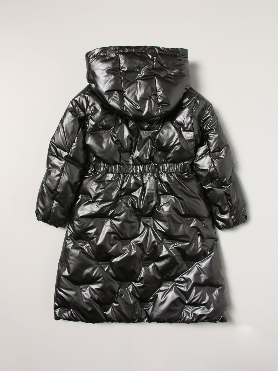 Jacket Emporio Armani: Emporio Armani jacket in padded shiny nylon grey 2