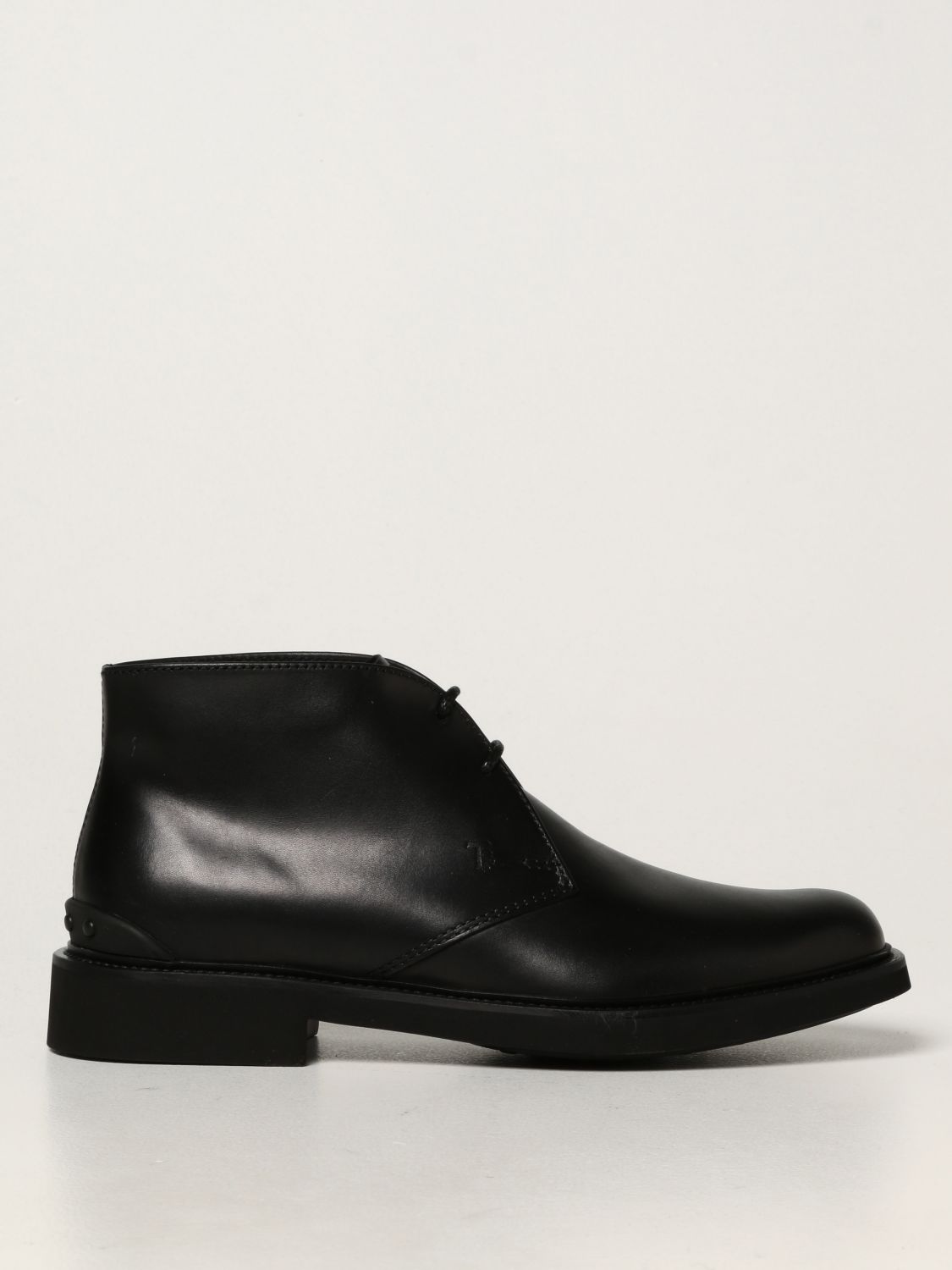 Zapatos abotinados Tod's: Zapatos abotinados hombre Tod's negro 1