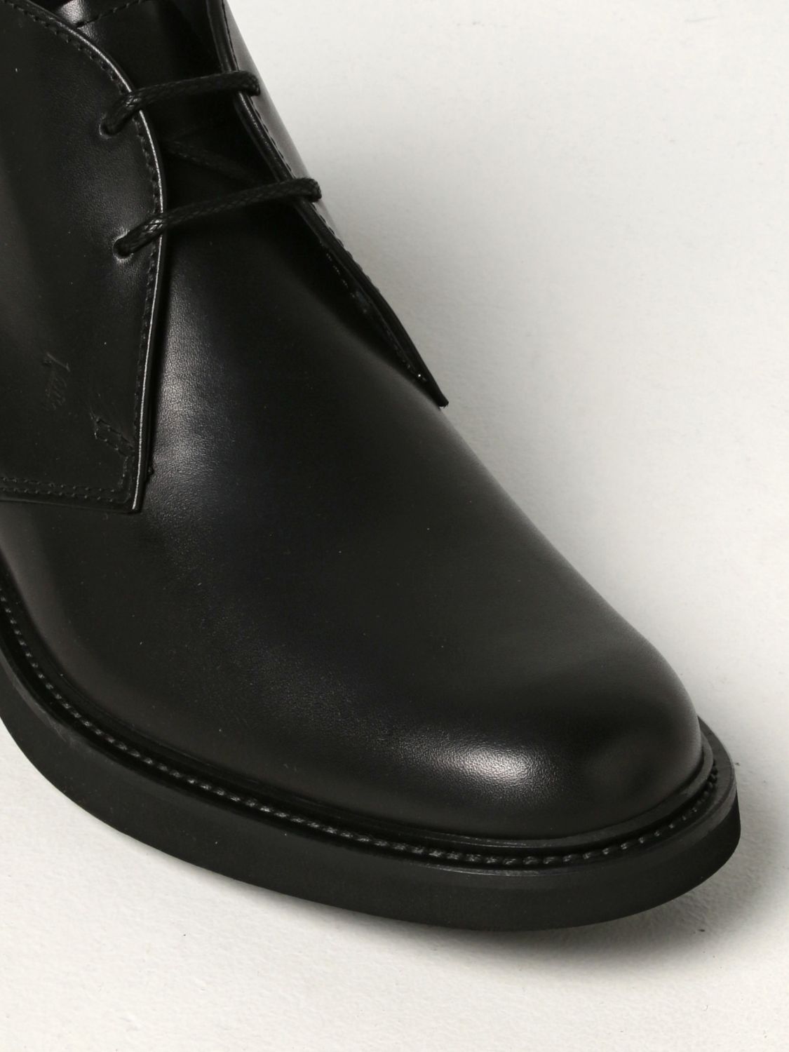 Zapatos abotinados Tod's: Zapatos abotinados hombre Tod's negro 4