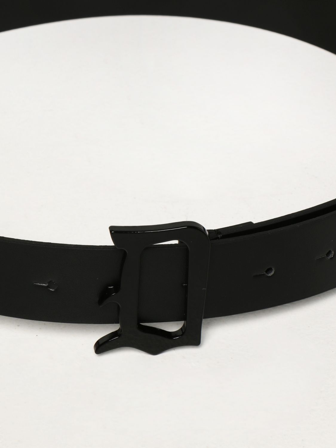 Belt Dondup: Dondup belt with buckle black 2