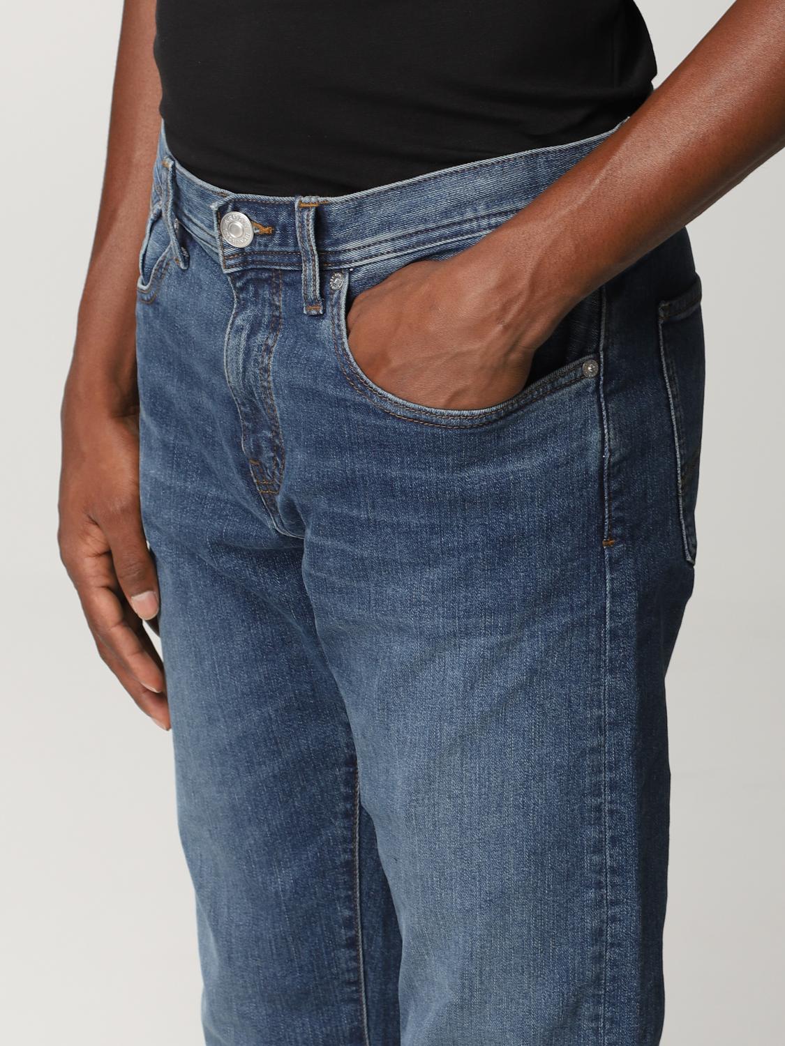 Armani Exchange Jeans In Denim With Logo Indigo Armani Exchange