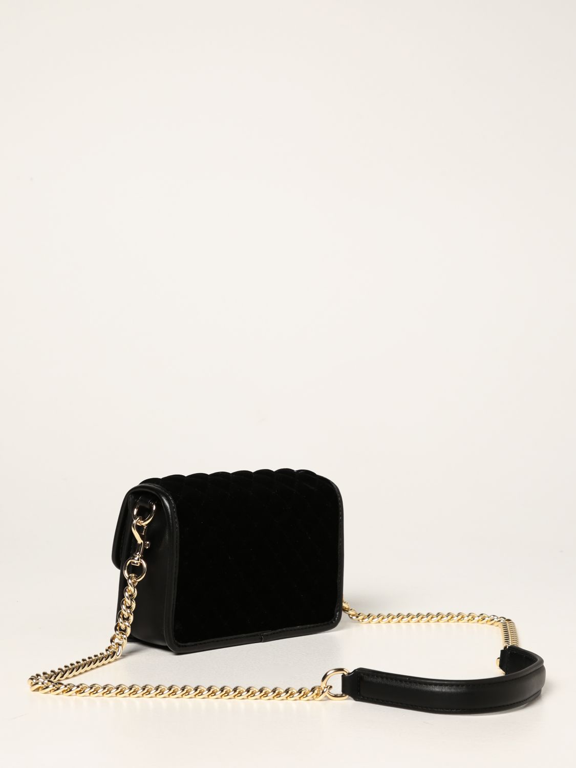 Mini bag Versace Jeans Couture: Versace Jeans Couture velvet bag black 2