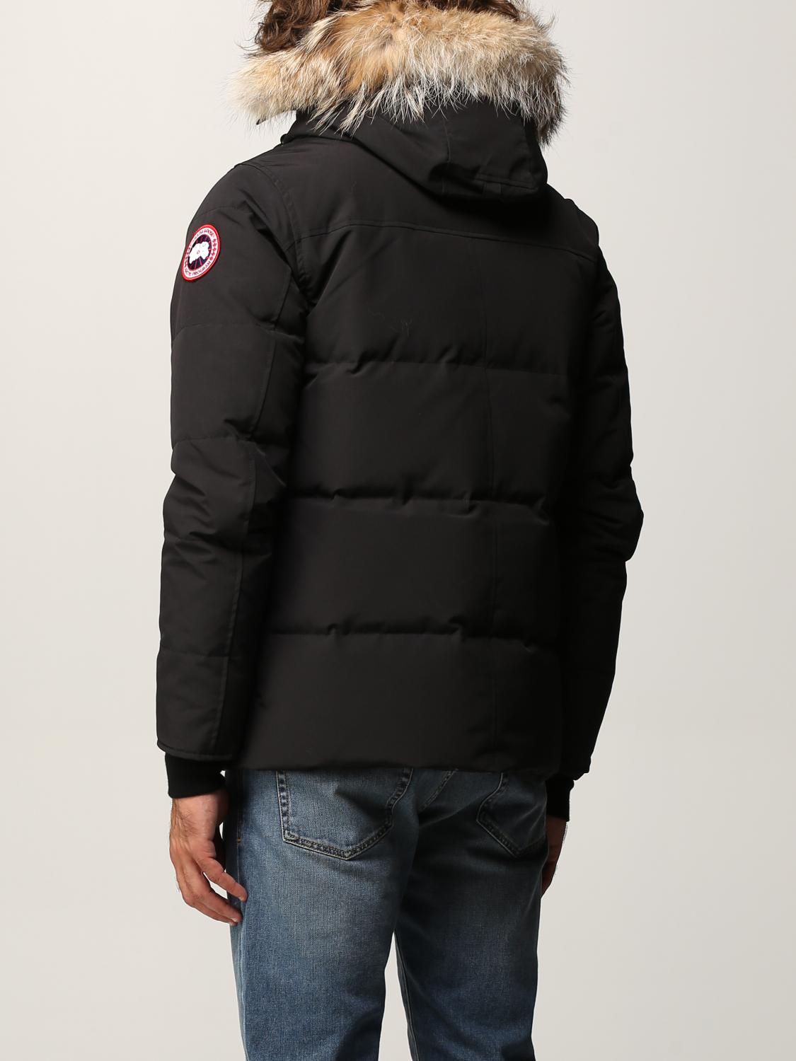 canada goose coat black mens