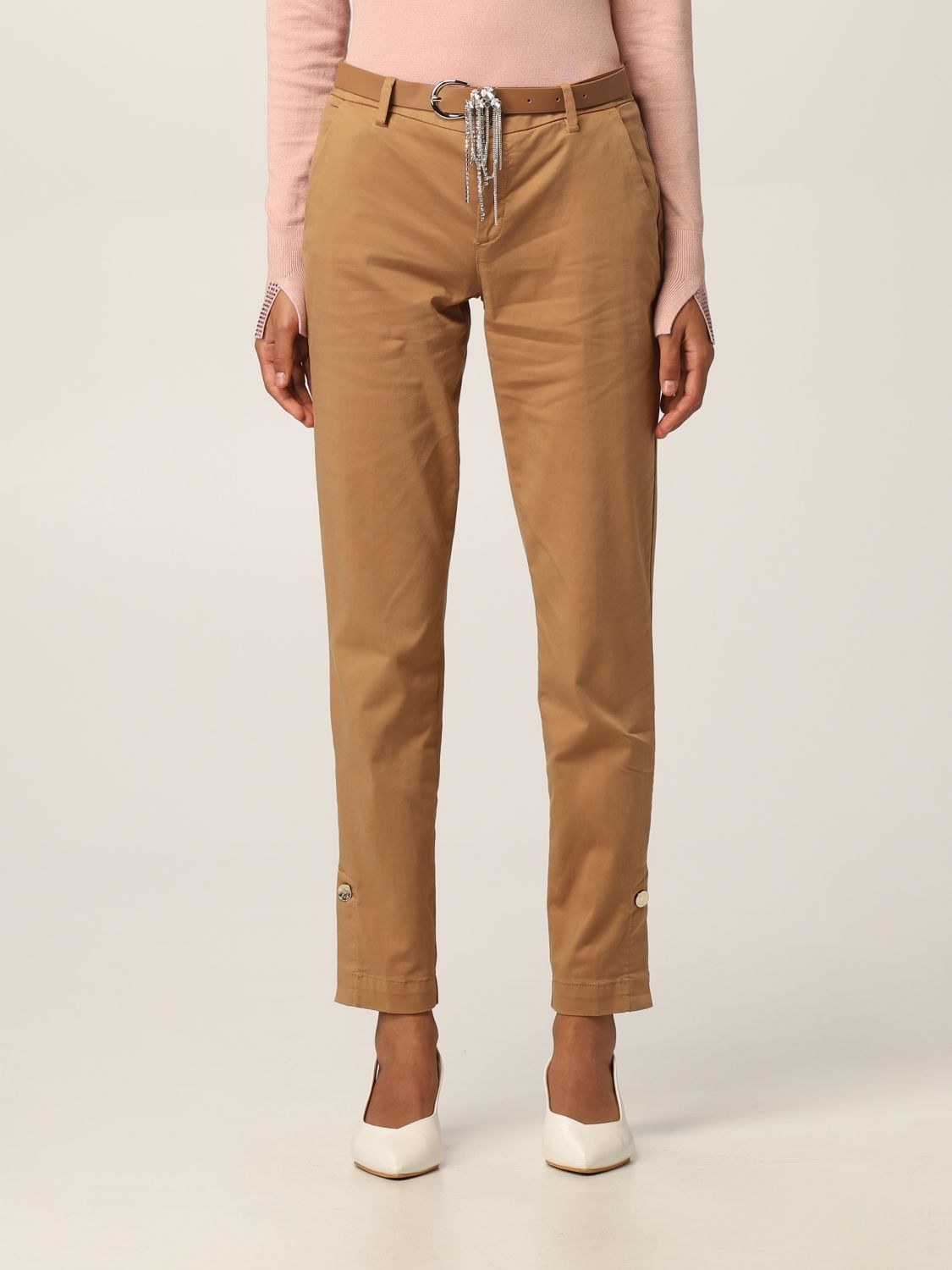 Pantalone in cotone stretch Giglio.com Donna Abbigliamento Pantaloni e jeans Pantaloni Pantaloni stretch 