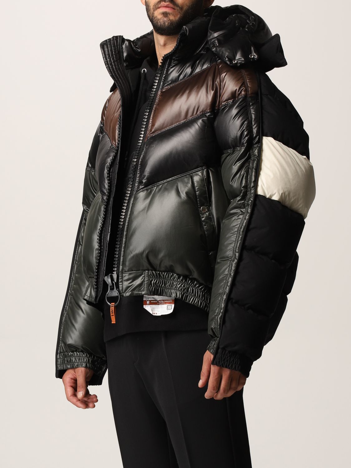 Maison Mihara Yasuhiro down jacket in padded and quilted nylon