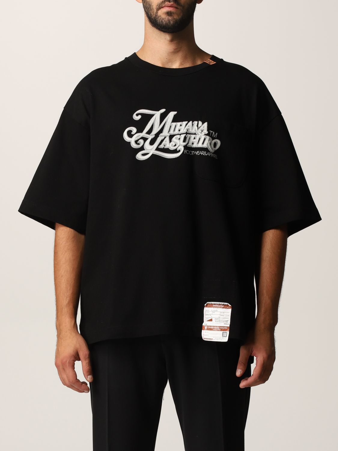 Maison Mihara Yasuhiro t shirt in cotton with logo