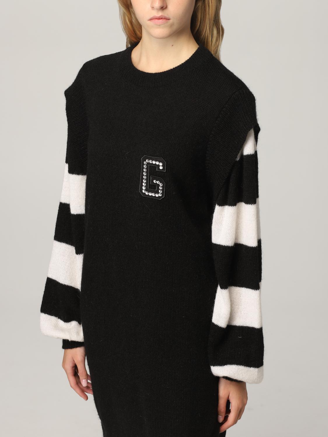 Maglia lana con frange e applicazione Gaelle Paris