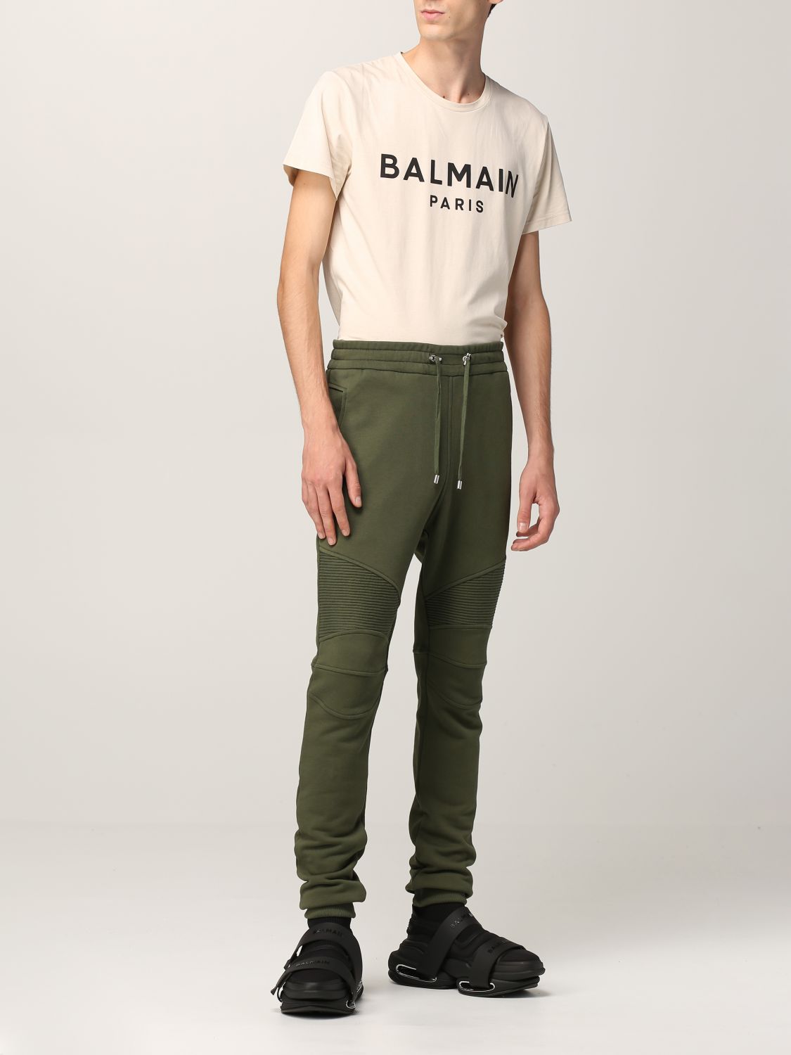 BALMAIN：パンツ メンズ - 柿 | GIGLIO.COMオンラインのBalmain パンツ 