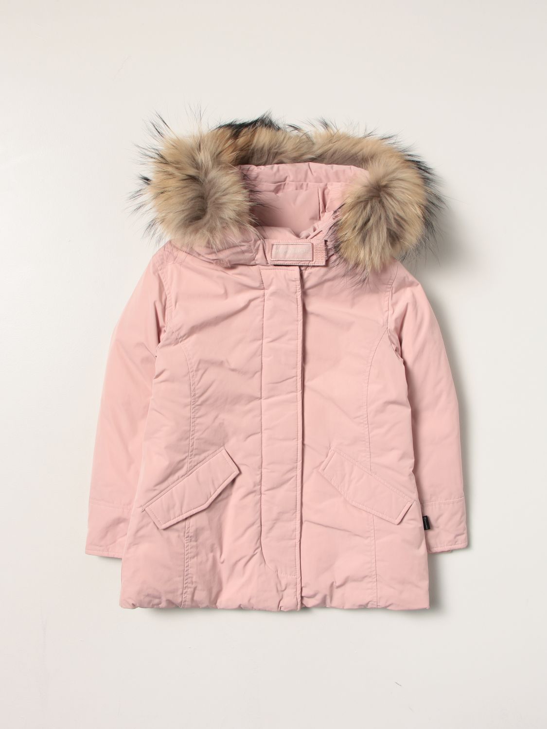 Jacket Woolrich: Woolrich jacket for girl blush pink 1
