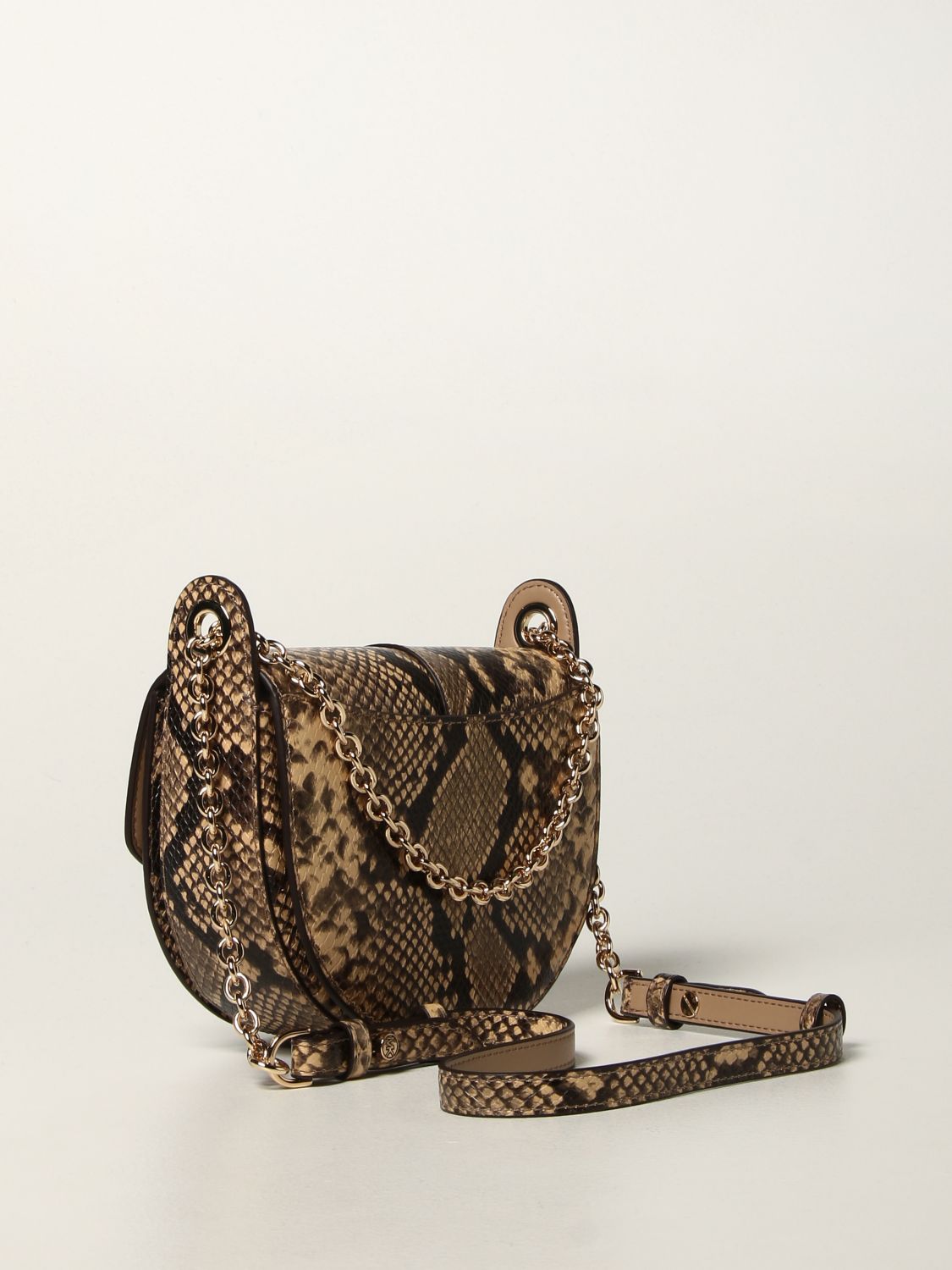 Michael Kors Ida Michael bag with python print - | Michael Kors crossbody 32T1LZYC0E online on GIGLIO.COM