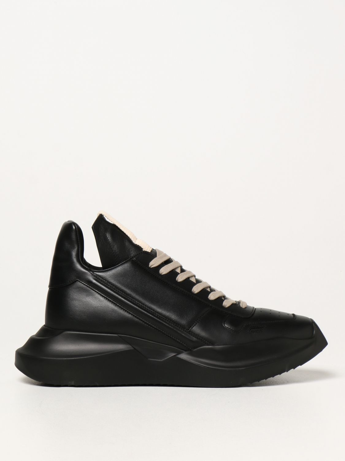 Sparsommelig Adgang Monument RICK OWENS: Shoes men | Sneakers Rick Owens Men Black | Sneakers Rick Owens  RU02A5814LPO GIGLIO.COM