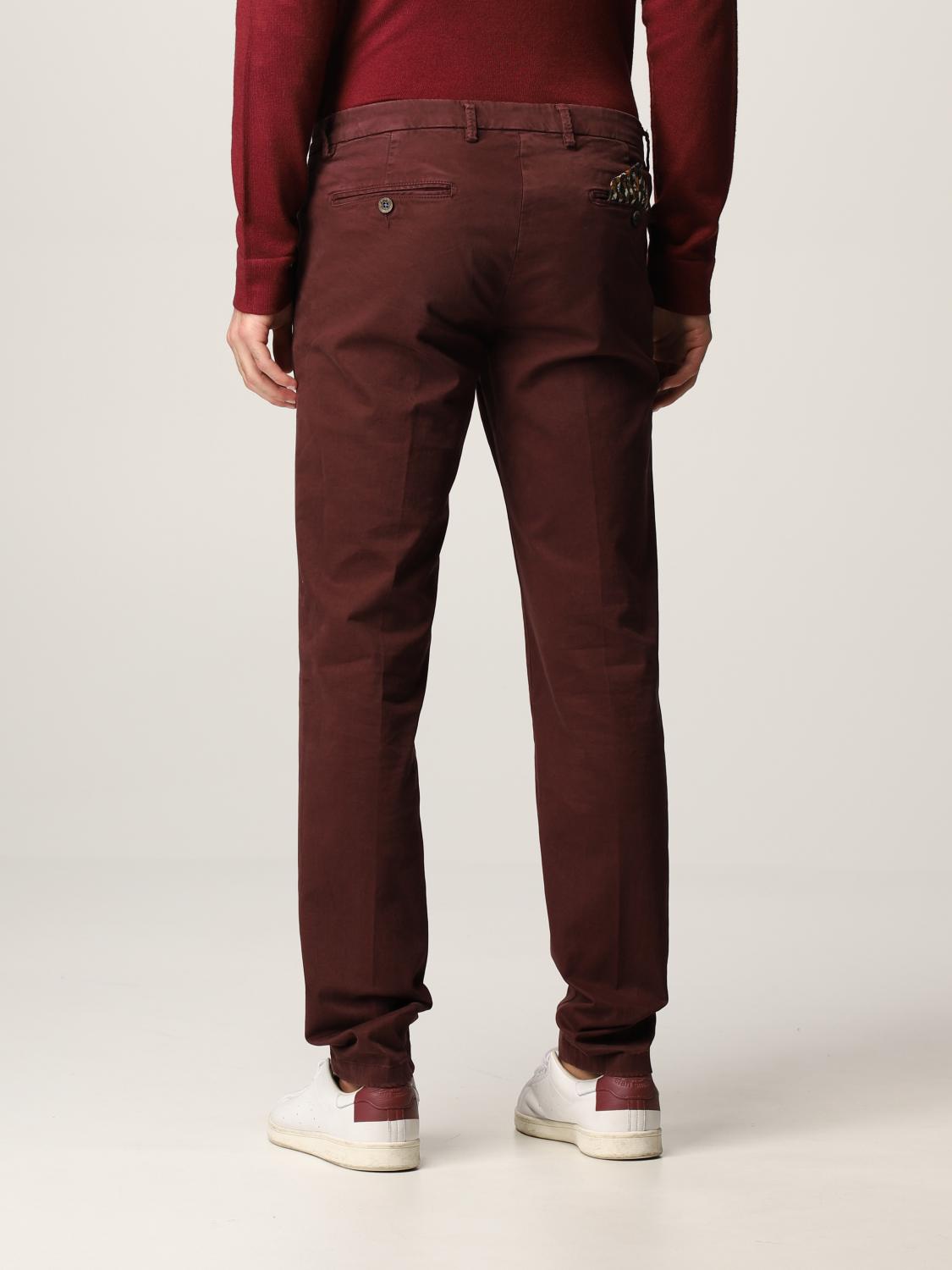 Pantalon hombre KOYOTE 5 bolsillos granate | CONFECCIONES ROMERAL