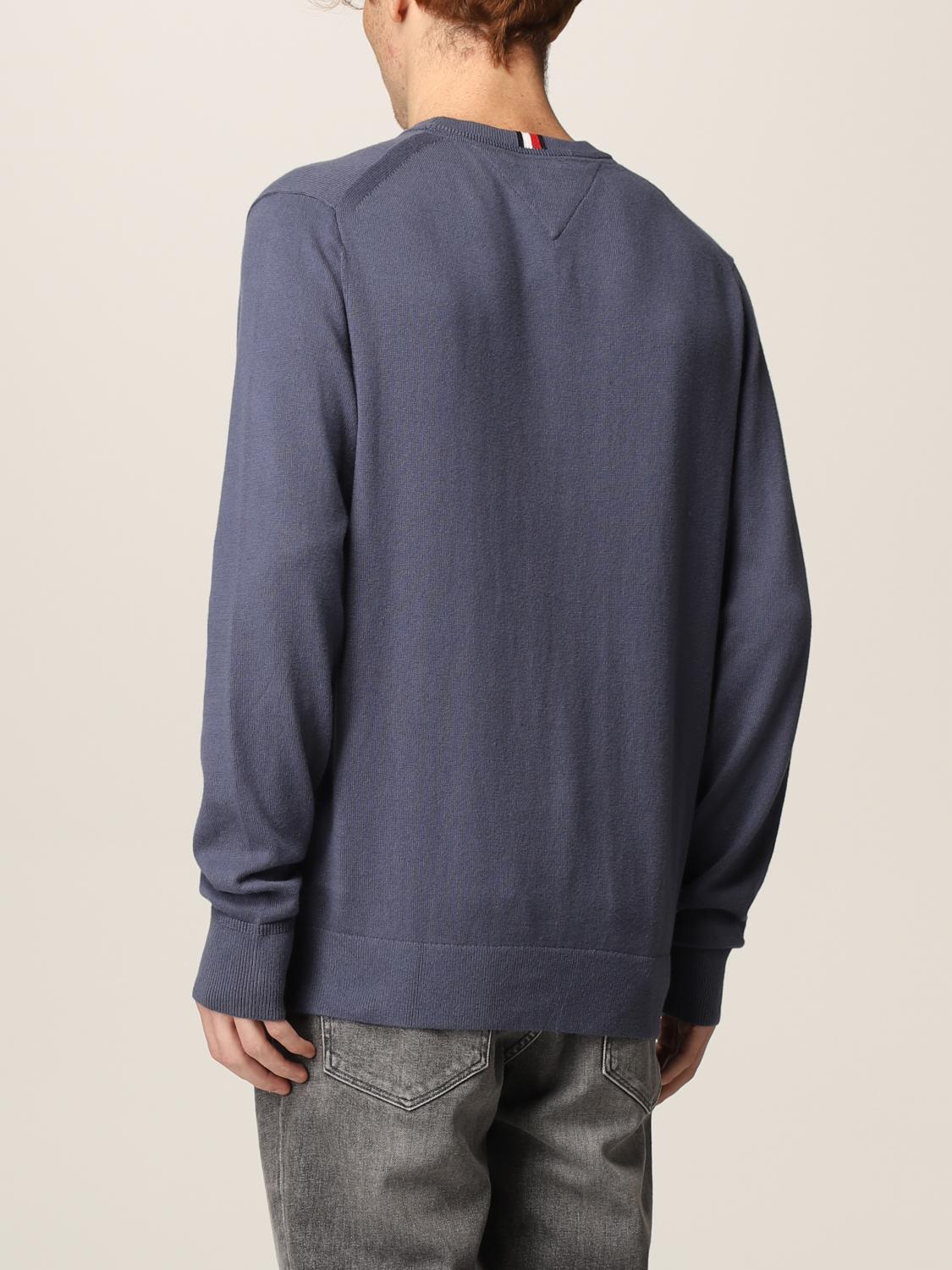 tommy hilfiger sweater men blue