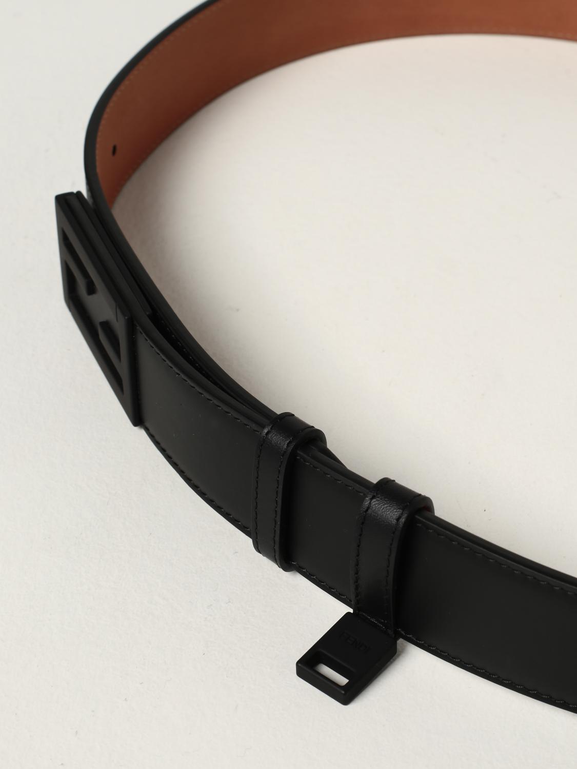 FENDI: Cinturón hombre - Negro | Cinturón Fendi 7C0458 AH8W GIGLIO.COM