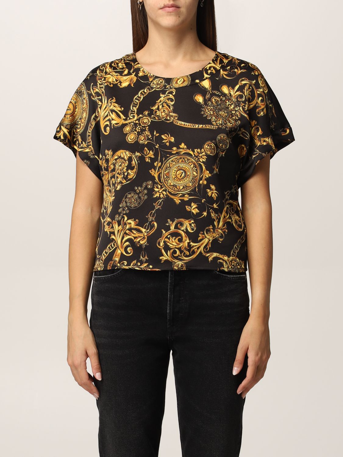 Camiseta Versace Jeans Couture: Camisa mujer Versace Jeans Couture negro 1