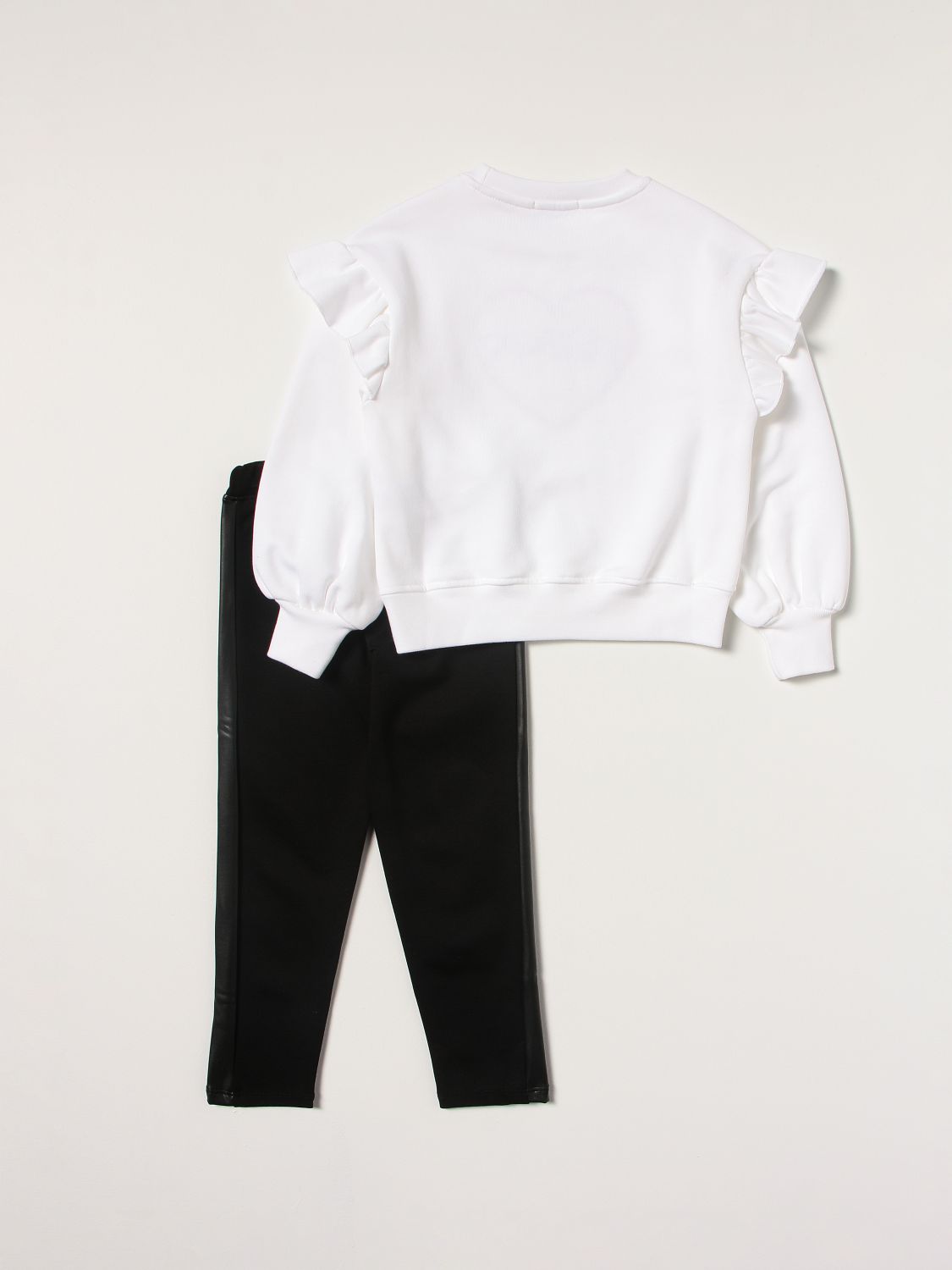 Co-ords Pinko: Pinko cotton sweatshirt + leggings set white 2